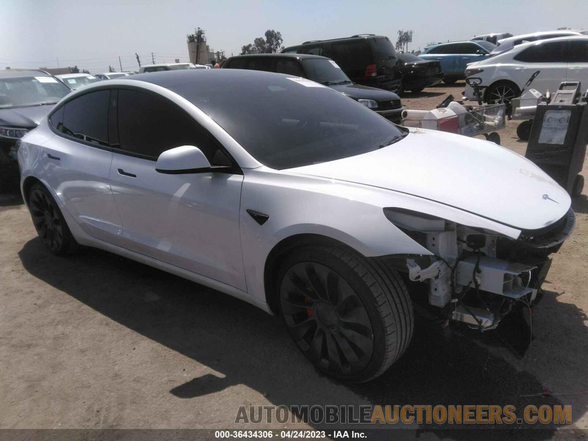 5YJ3E1EC6NF299171 TESLA MODEL 3 2022