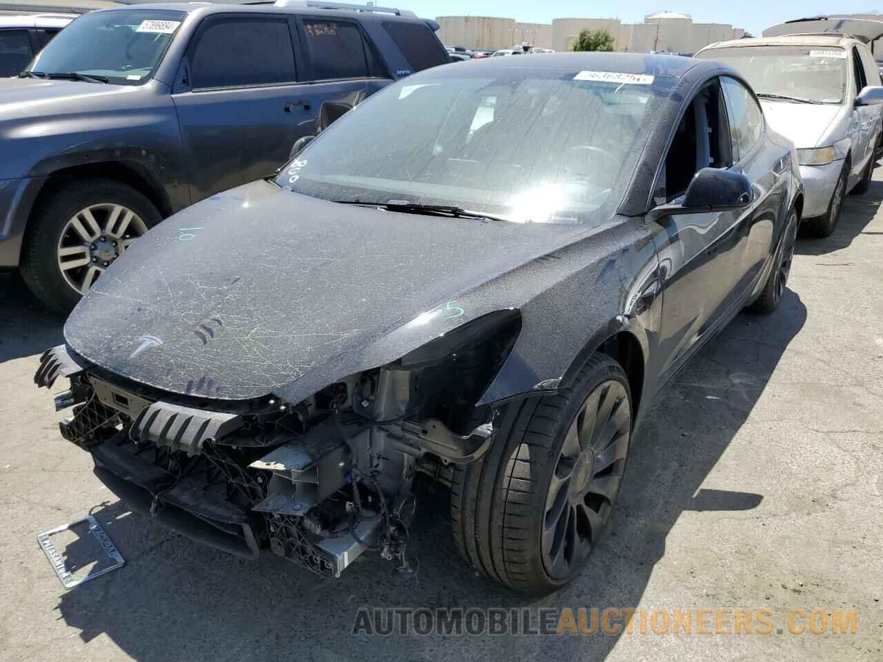 5YJ3E1EC6NF343282 TESLA MODEL 3 2022