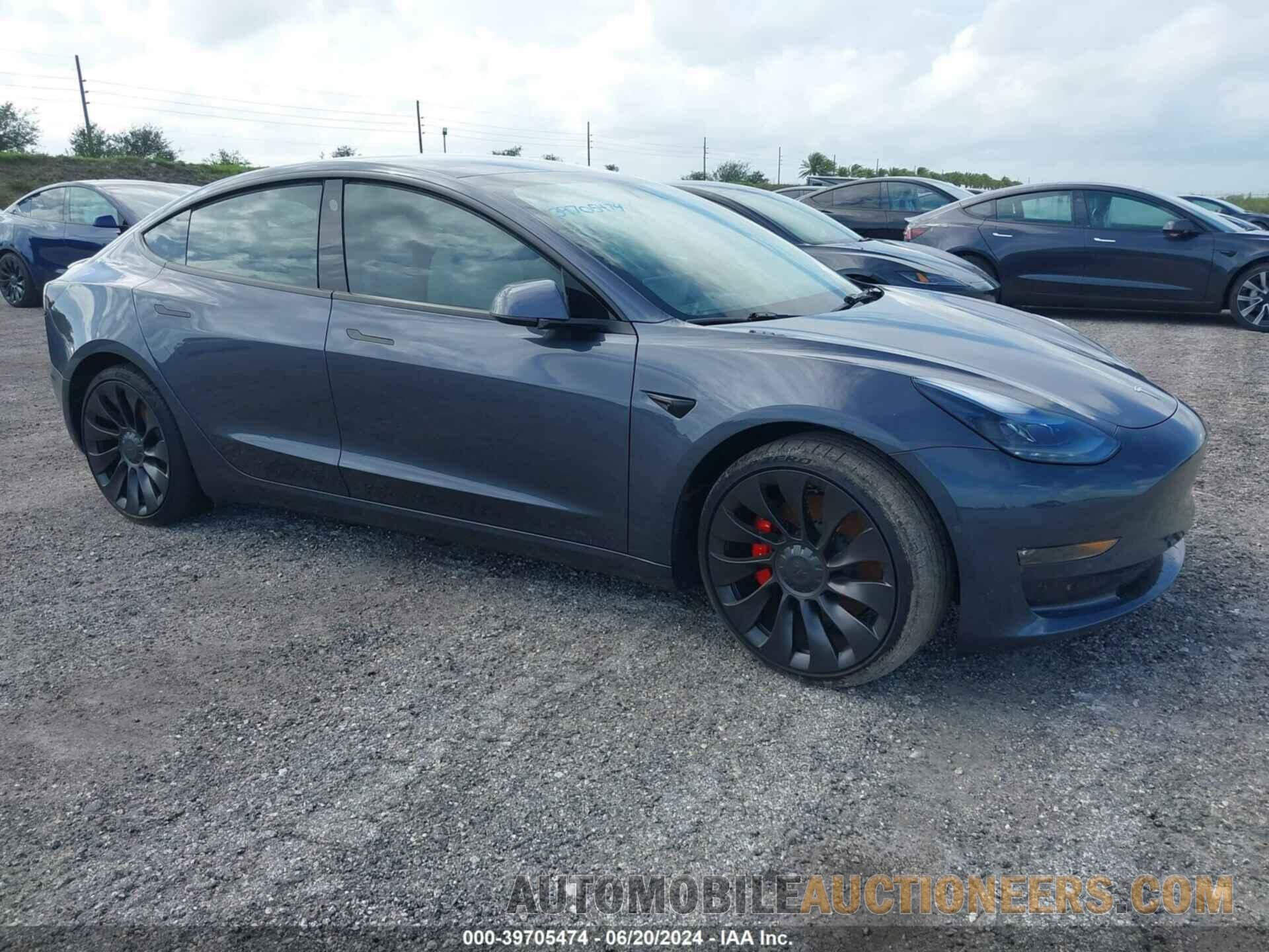 5YJ3E1EC6NF356808 TESLA MODEL 3 2022