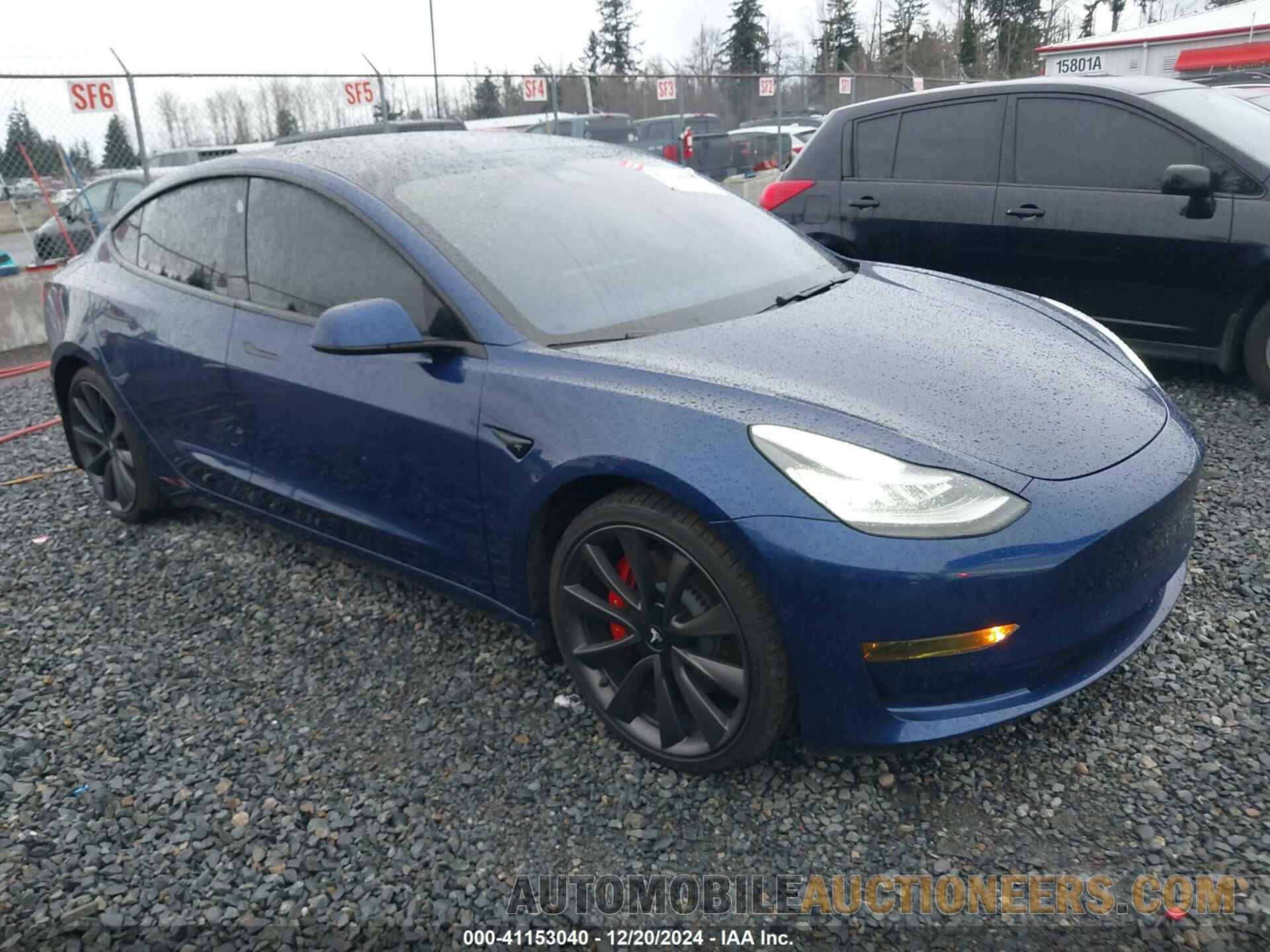 5YJ3E1EC7LF647086 TESLA MODEL 3 2020