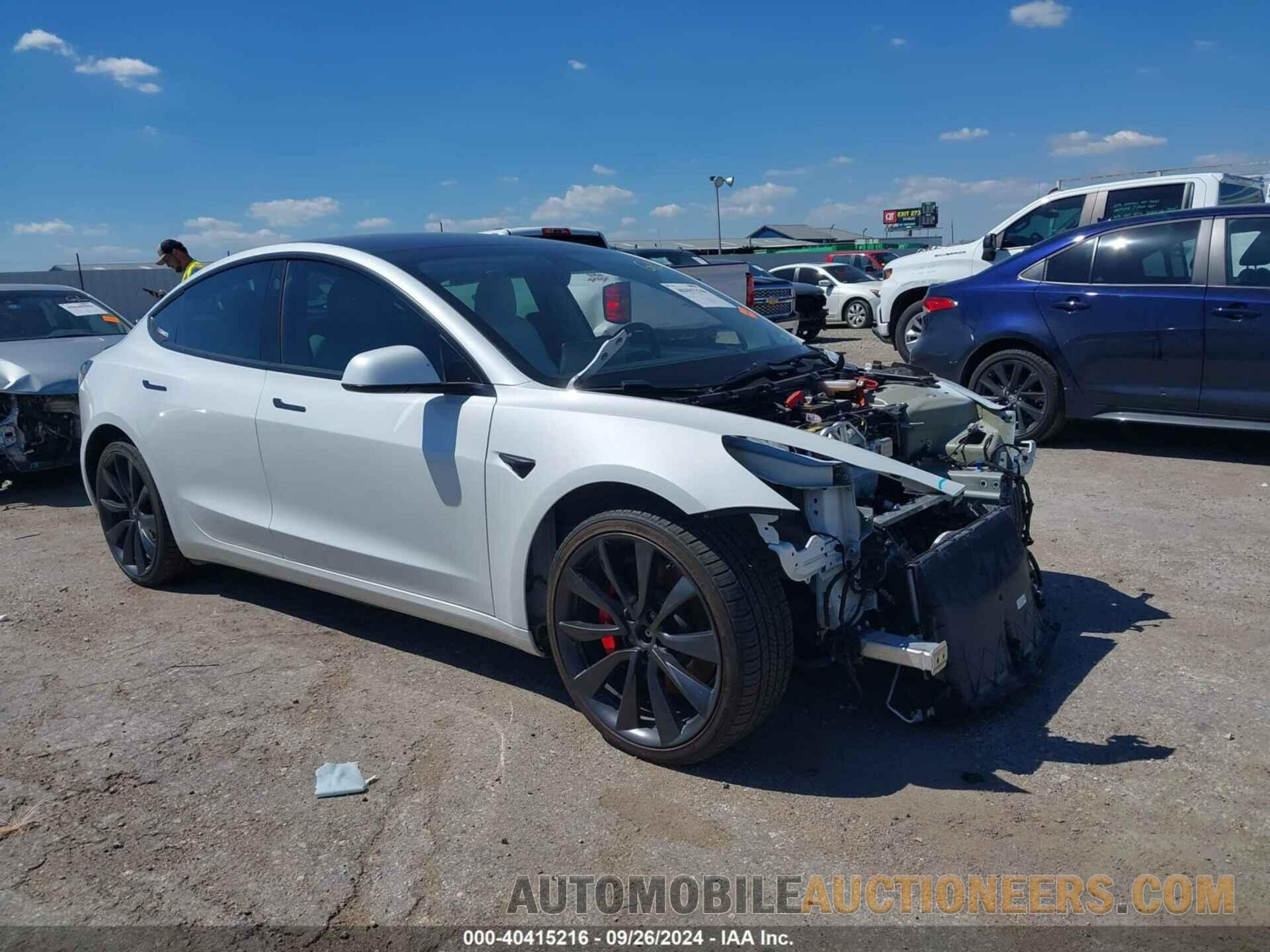 5YJ3E1EC7LF720800 TESLA MODEL 3 2020