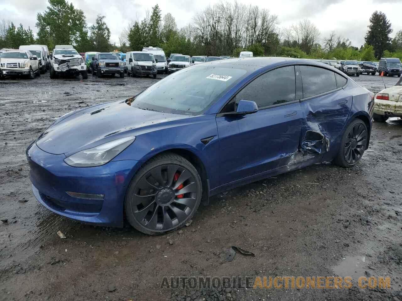 5YJ3E1EC7MF001628 TESLA MODEL 3 2021