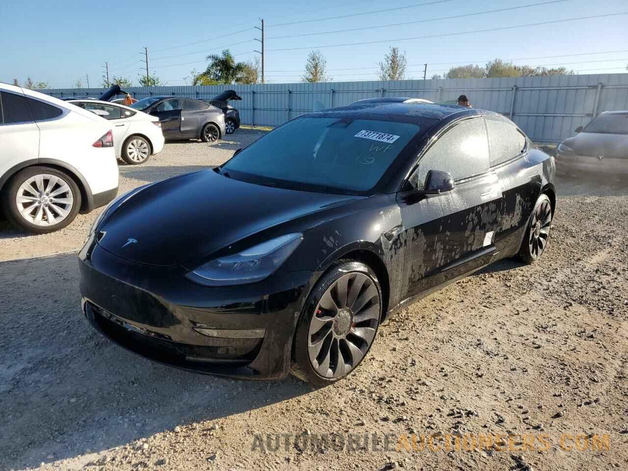 5YJ3E1EC7MF049436 TESLA MODEL 3 2021