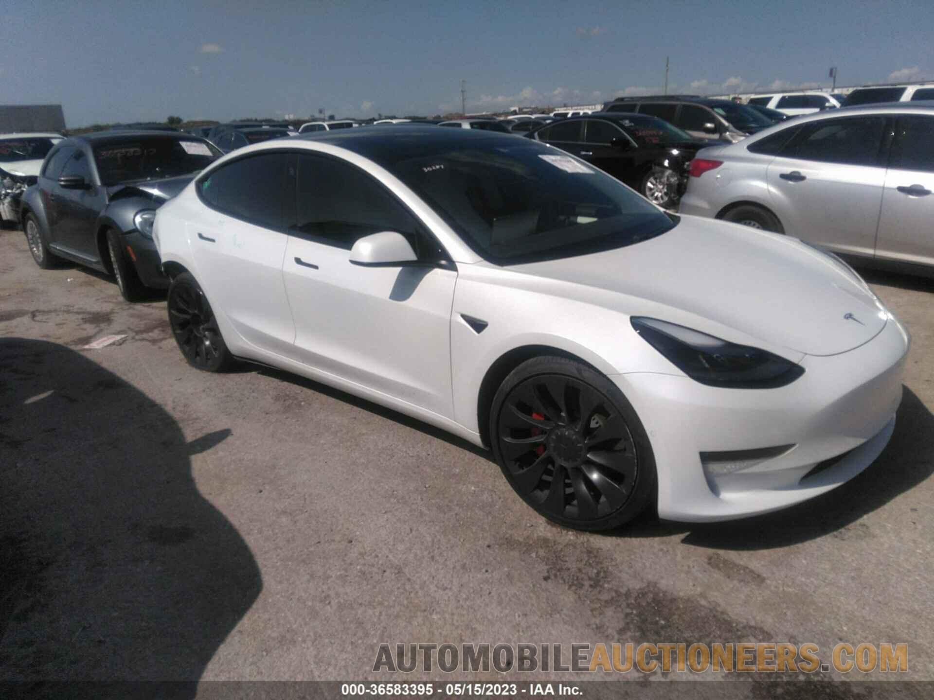 5YJ3E1EC7MF056192 TESLA MODEL 3 2021