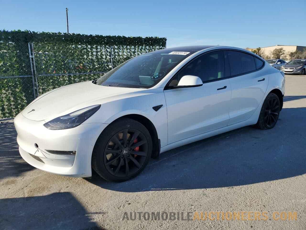 5YJ3E1EC7MF076264 TESLA MODEL 3 2021