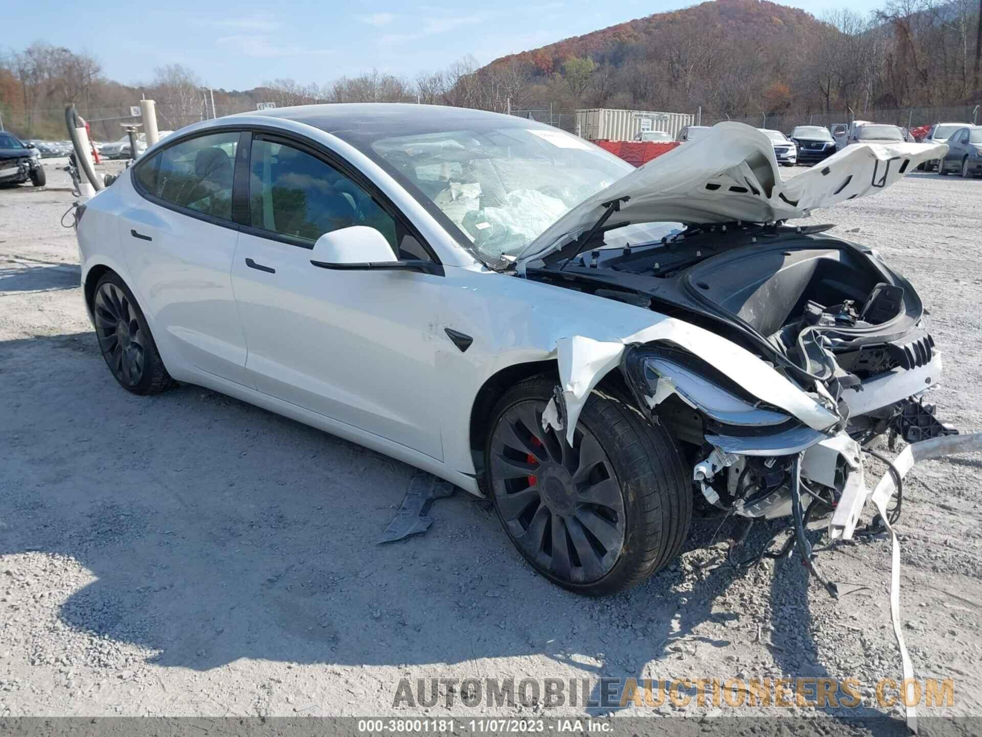 5YJ3E1EC7MF087328 TESLA MODEL 3 2021