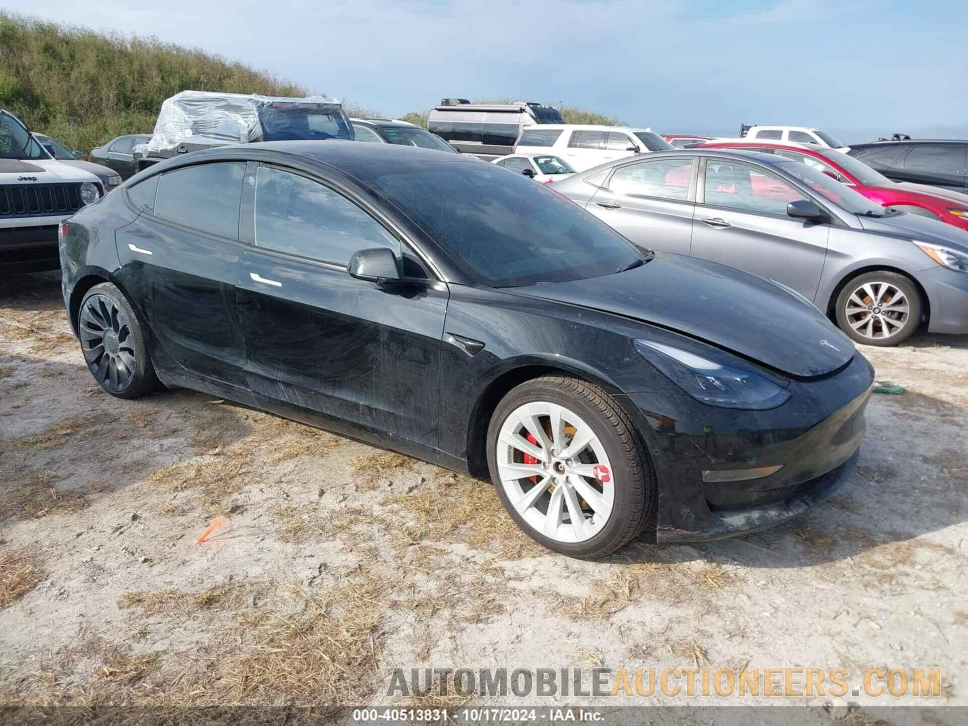 5YJ3E1EC7MF092545 TESLA MODEL 3 2021