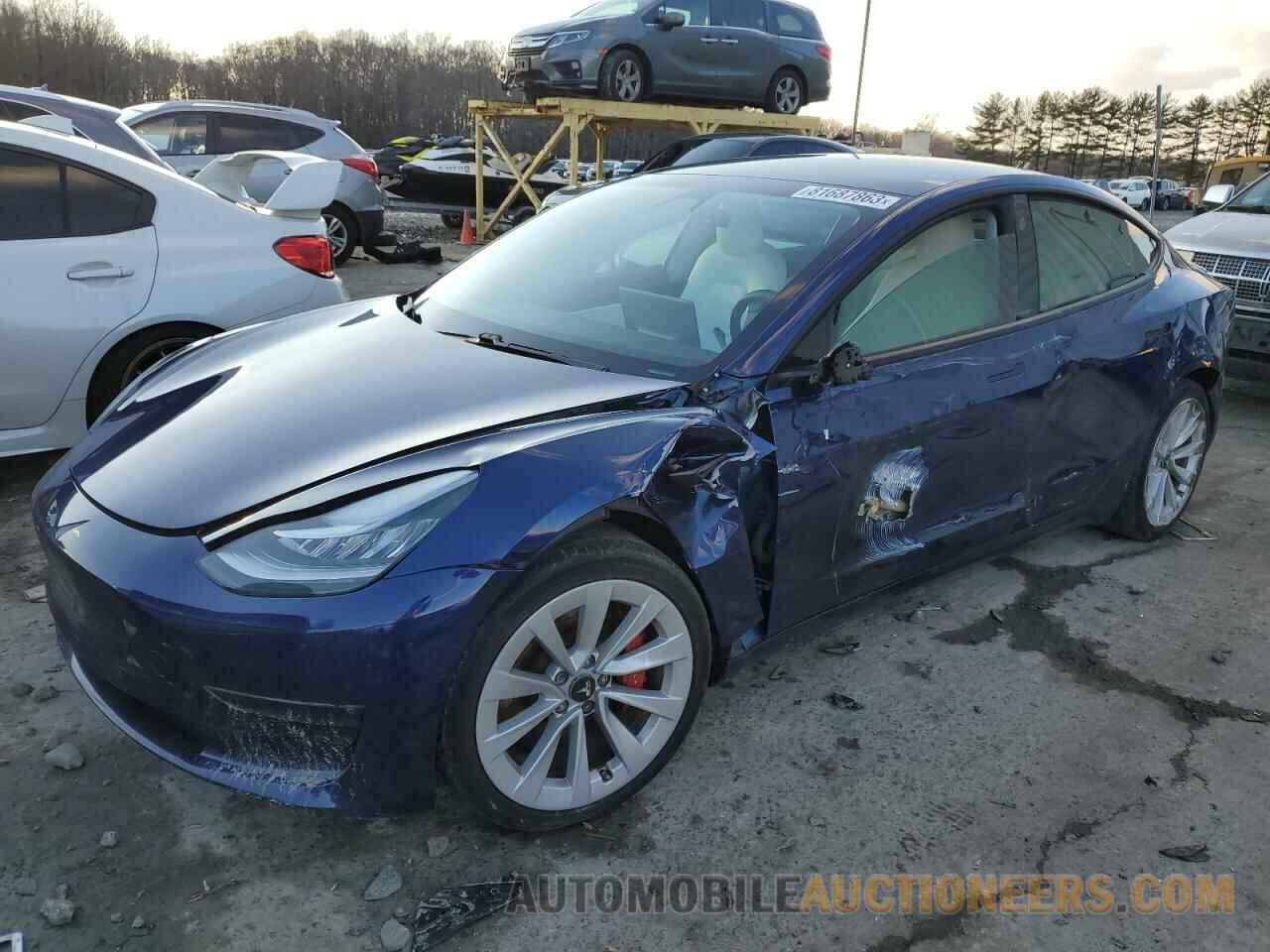 5YJ3E1EC7MF849556 TESLA MODEL 3 2021