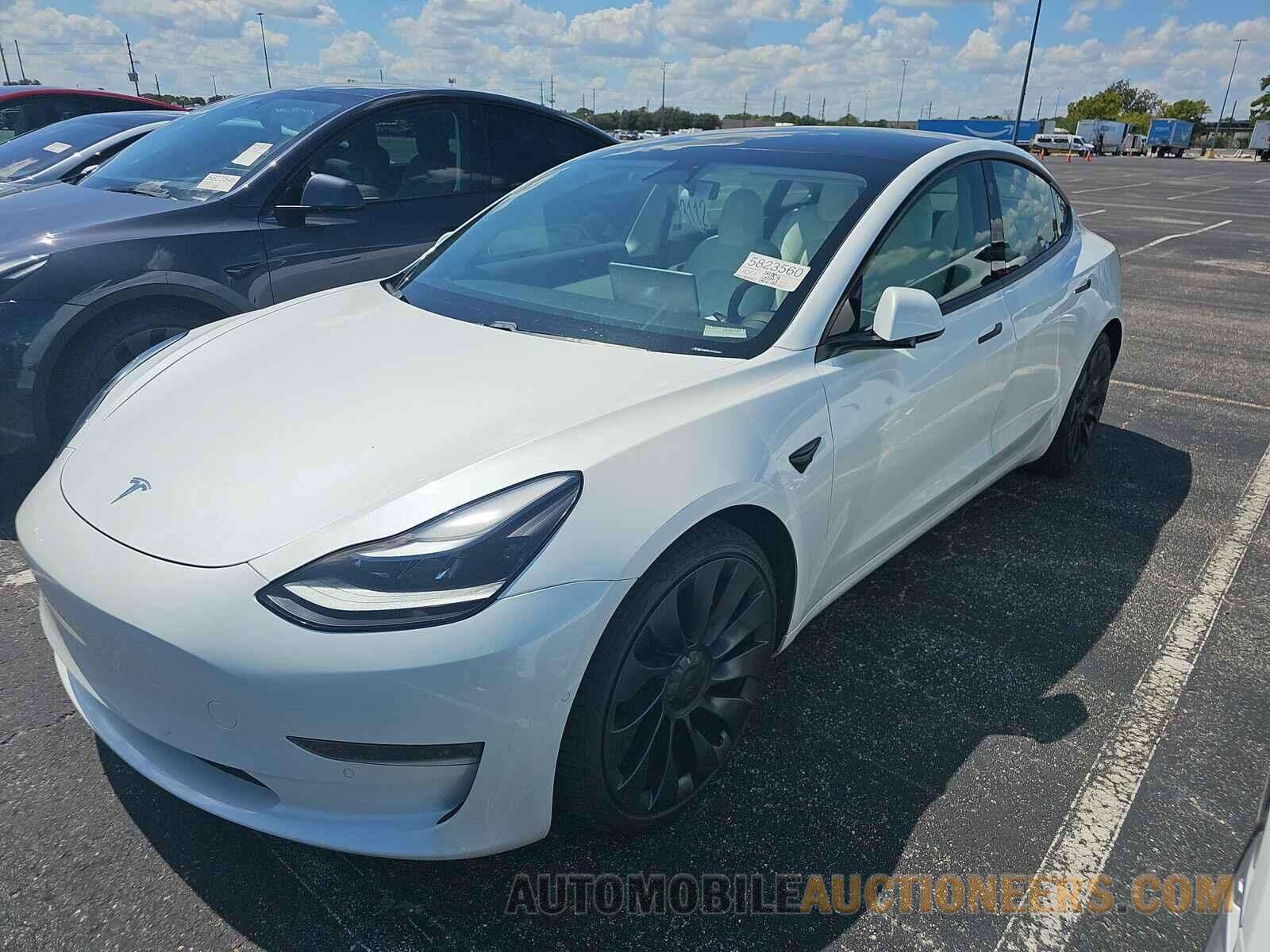 5YJ3E1EC7MF926233 Tesla Model 3 2021