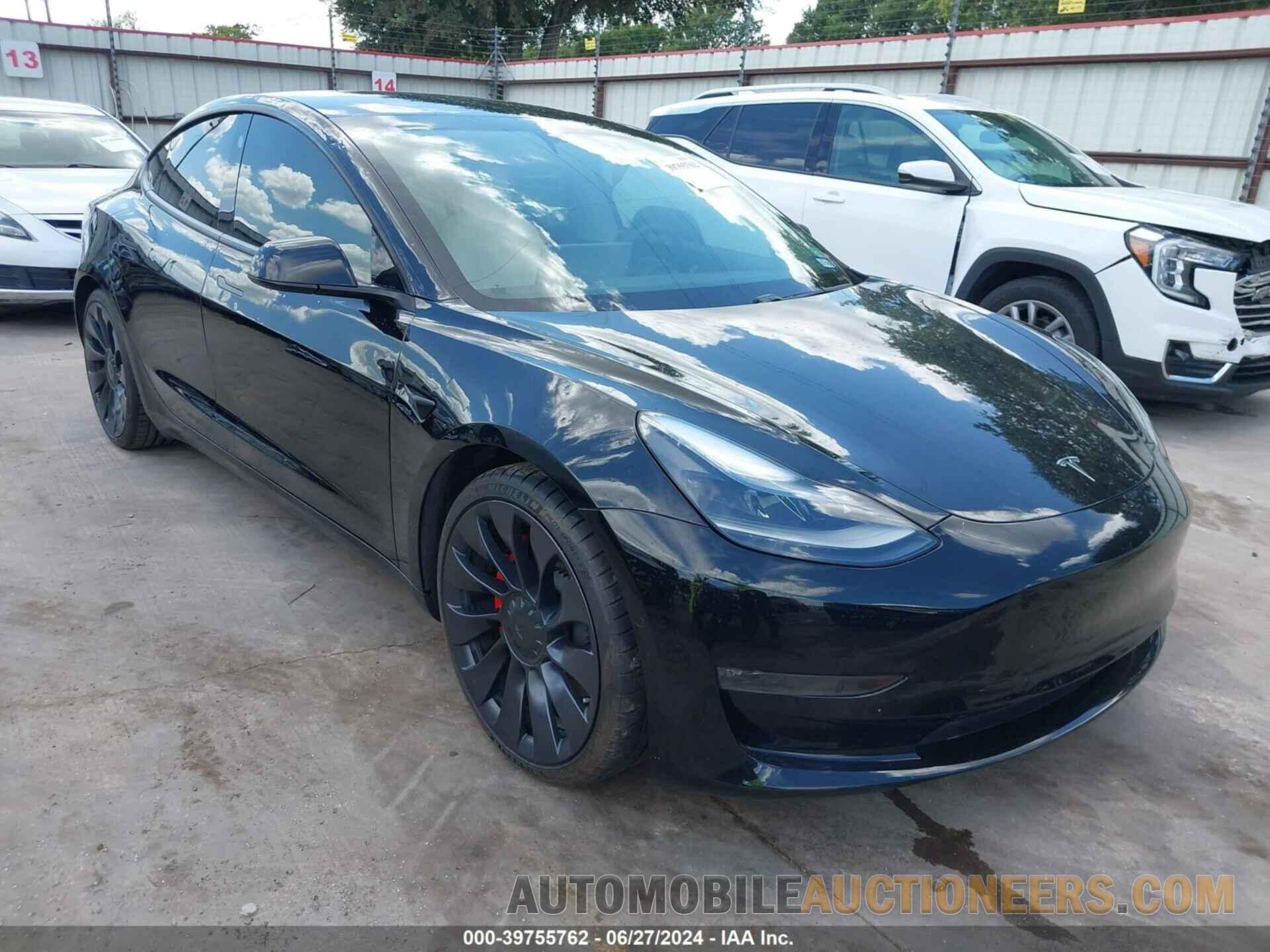 5YJ3E1EC7MF926443 TESLA MODEL 3 2021