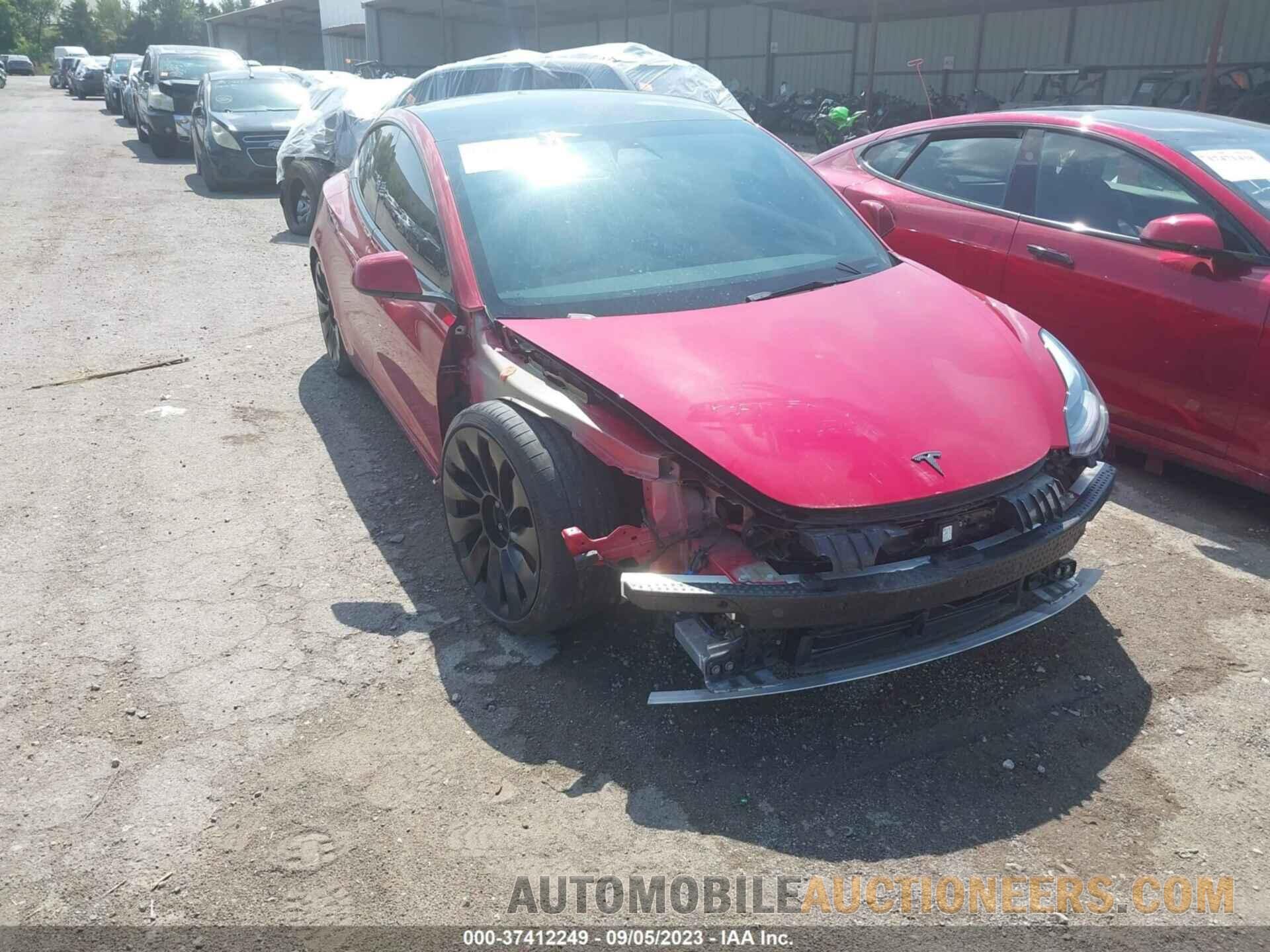 5YJ3E1EC7NF120958 TESLA MODEL 3 2022