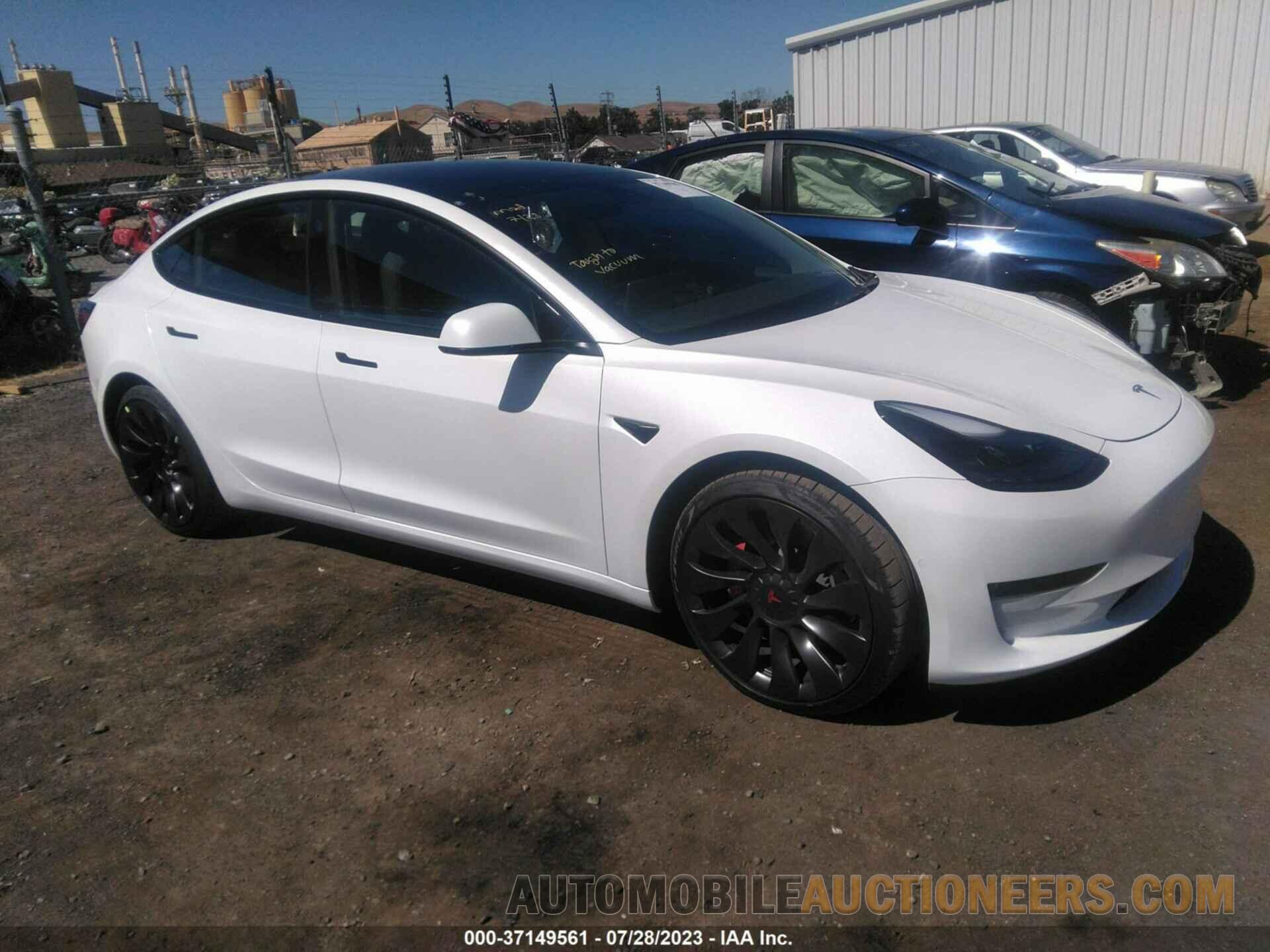 5YJ3E1EC7NF130910 TESLA MODEL 3 2022