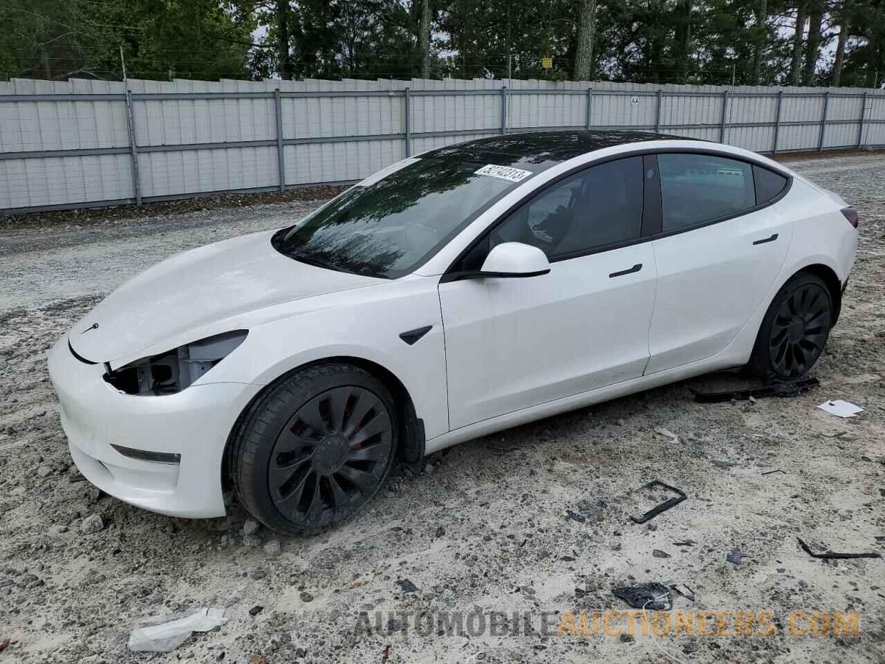 5YJ3E1EC7NF163292 TESLA MODEL 3 2022