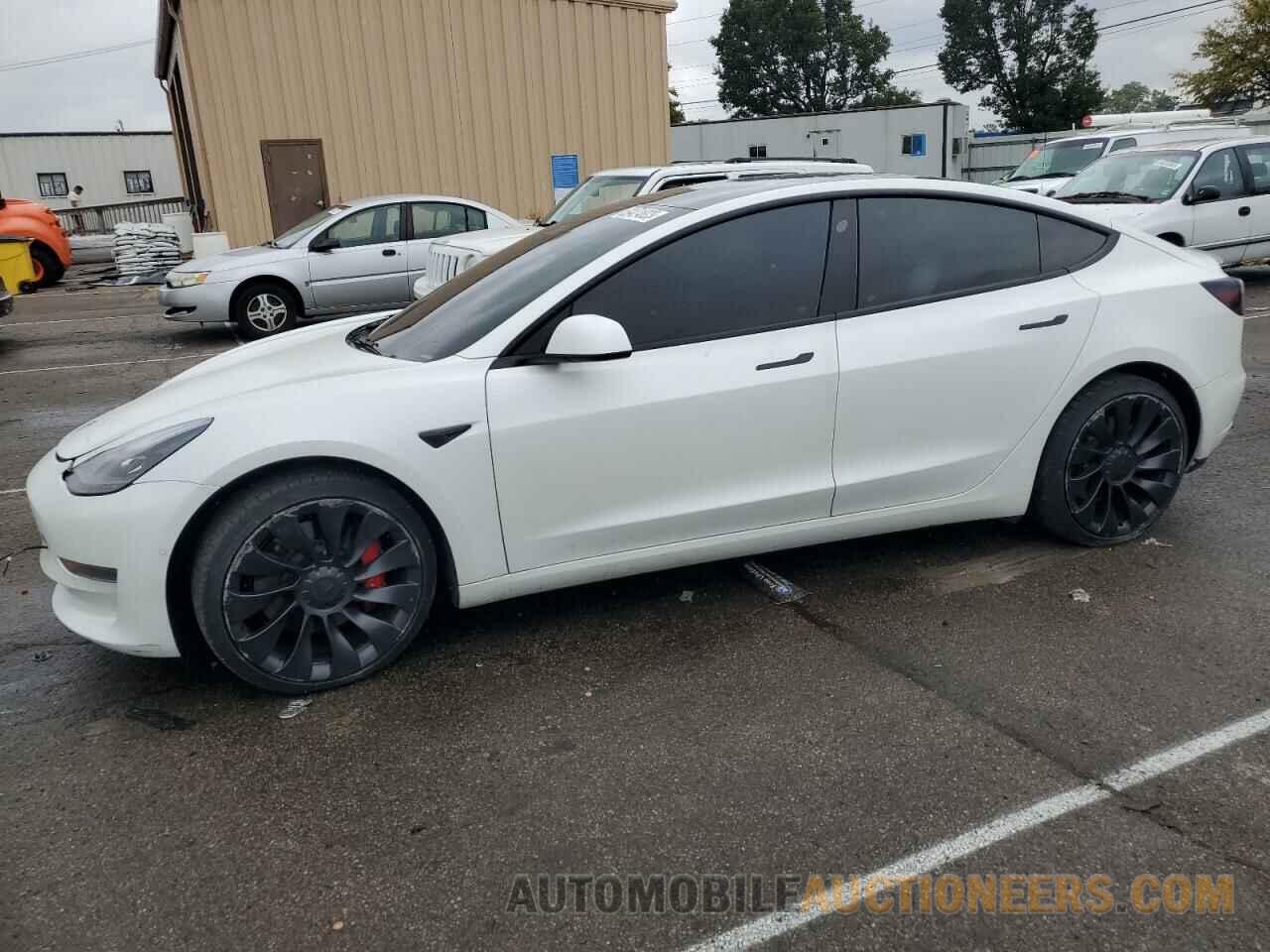 5YJ3E1EC7NF254000 TESLA MODEL 3 2022