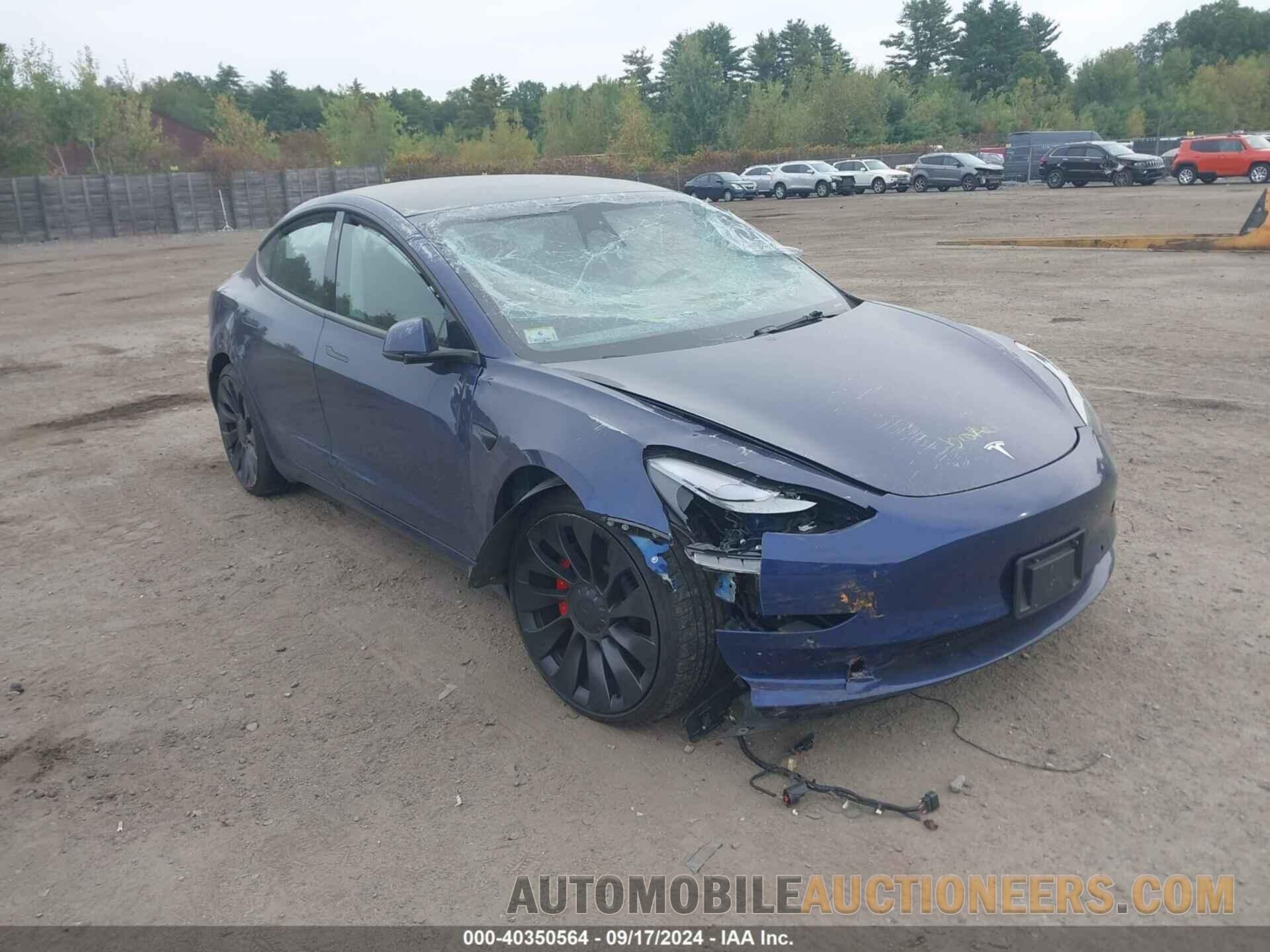 5YJ3E1EC7NF255275 TESLA MODEL 3 2022