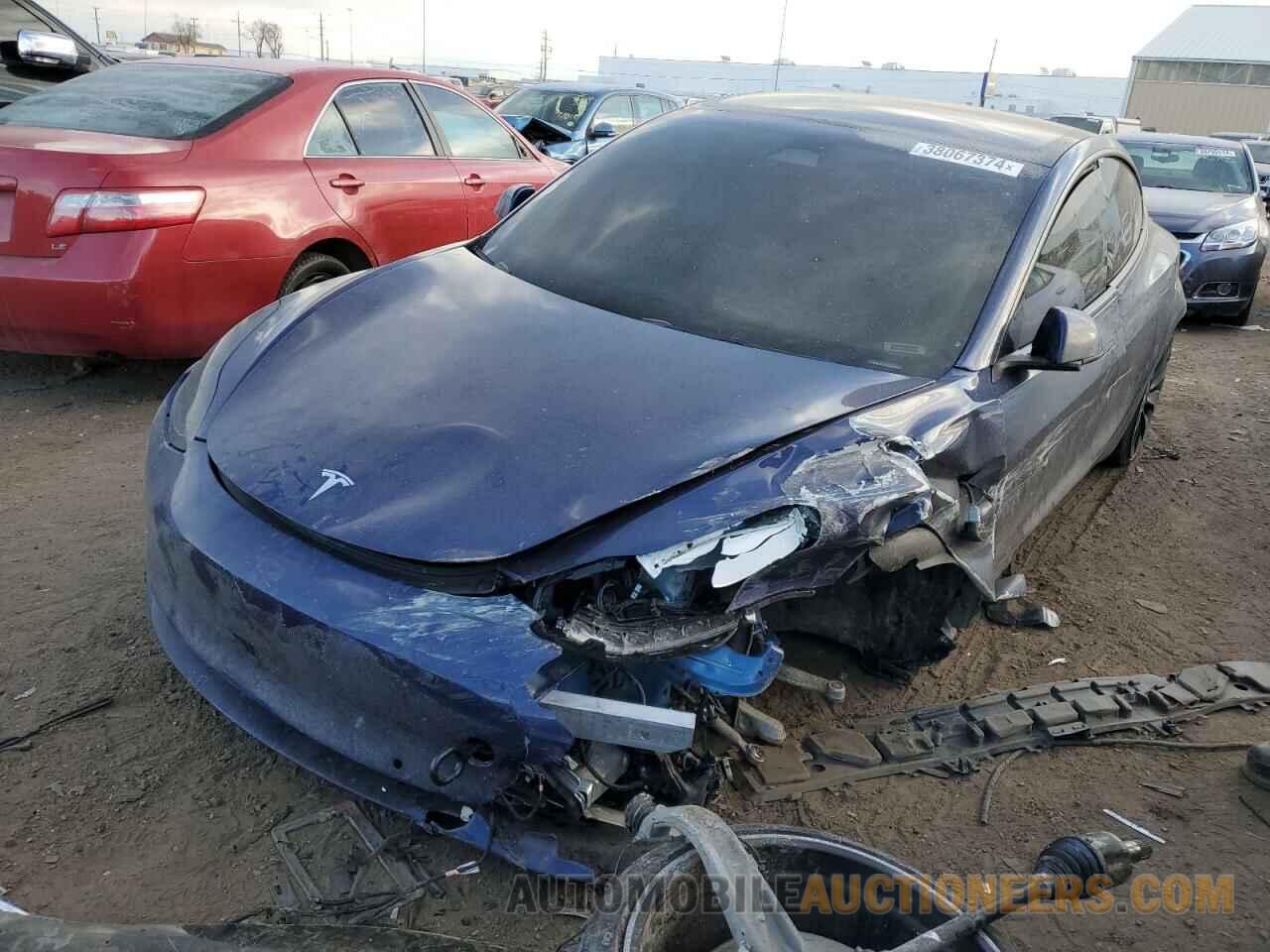 5YJ3E1EC7NF274554 TESLA MODEL 3 2022