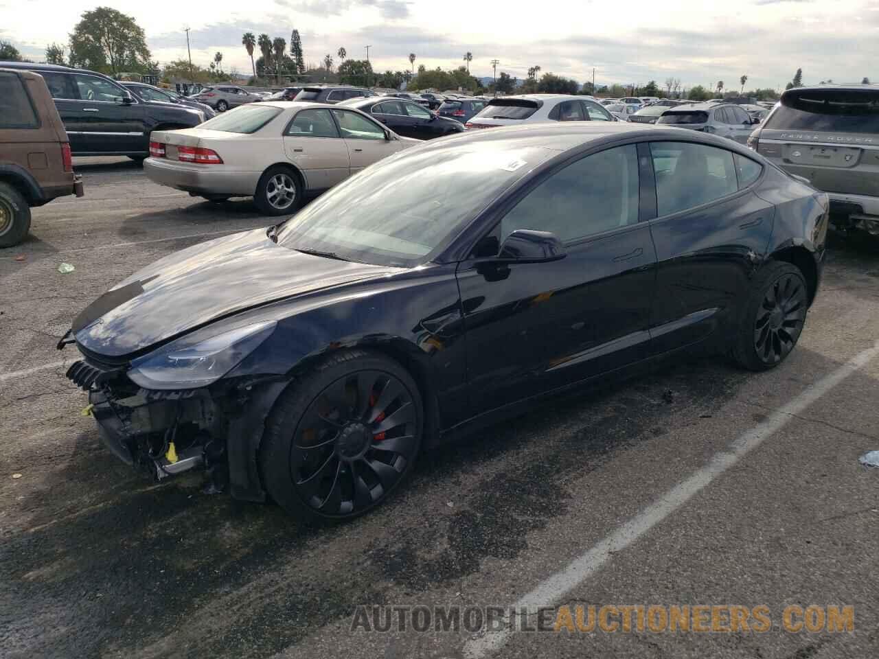 5YJ3E1EC7NF277227 TESLA MODEL 3 2022