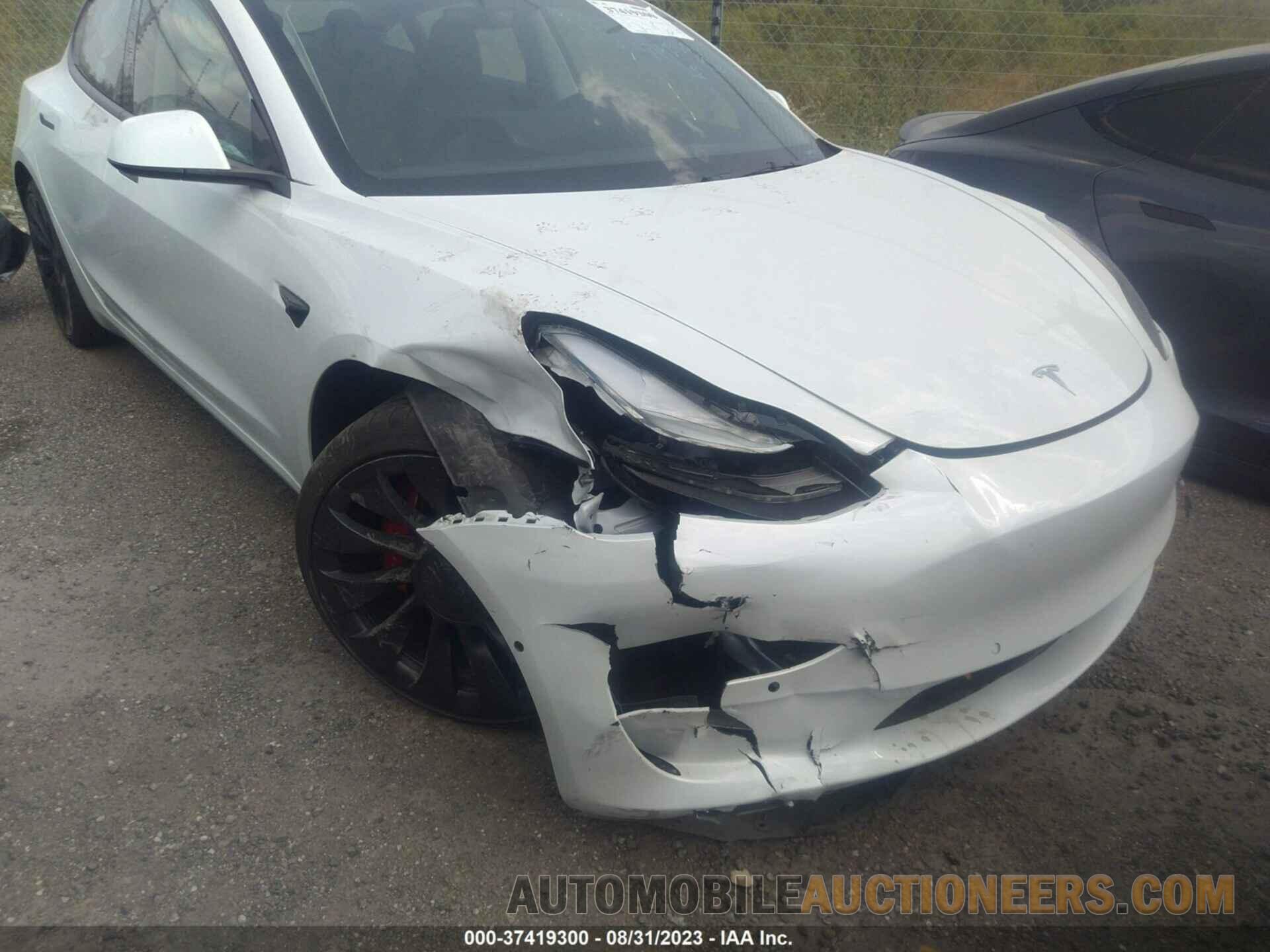 5YJ3E1EC7NF306855 TESLA MODEL 3 2022