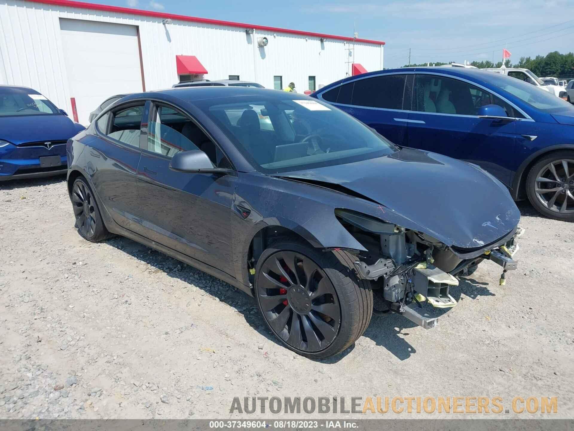 5YJ3E1EC7NF317337 TESLA MODEL 3 2022