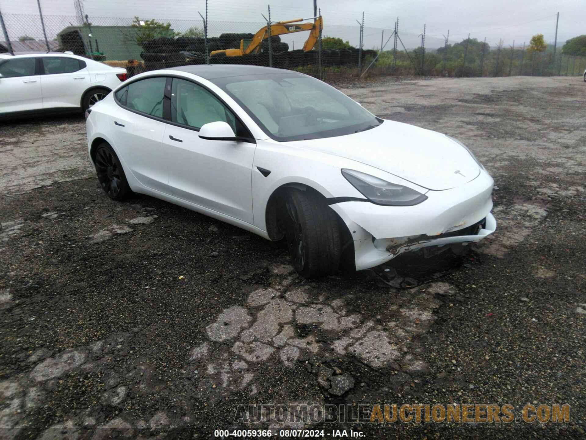 5YJ3E1EC7NF358793 TESLA MODEL 3 2022