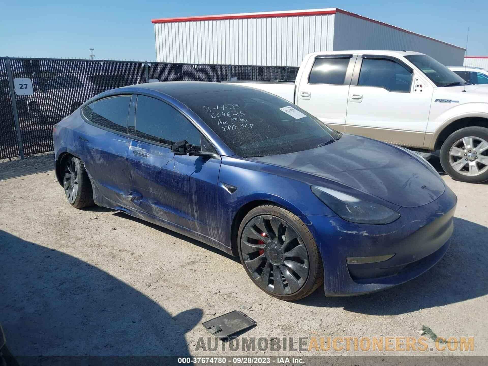 5YJ3E1EC7PF420678 TESLA MODEL 3 2023