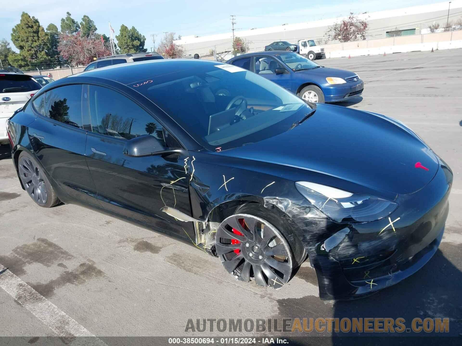 5YJ3E1EC7PF609198 TESLA MODEL 3 2023