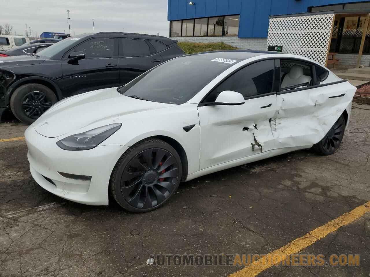 5YJ3E1EC8MF020298 TESLA MODEL 3 2021