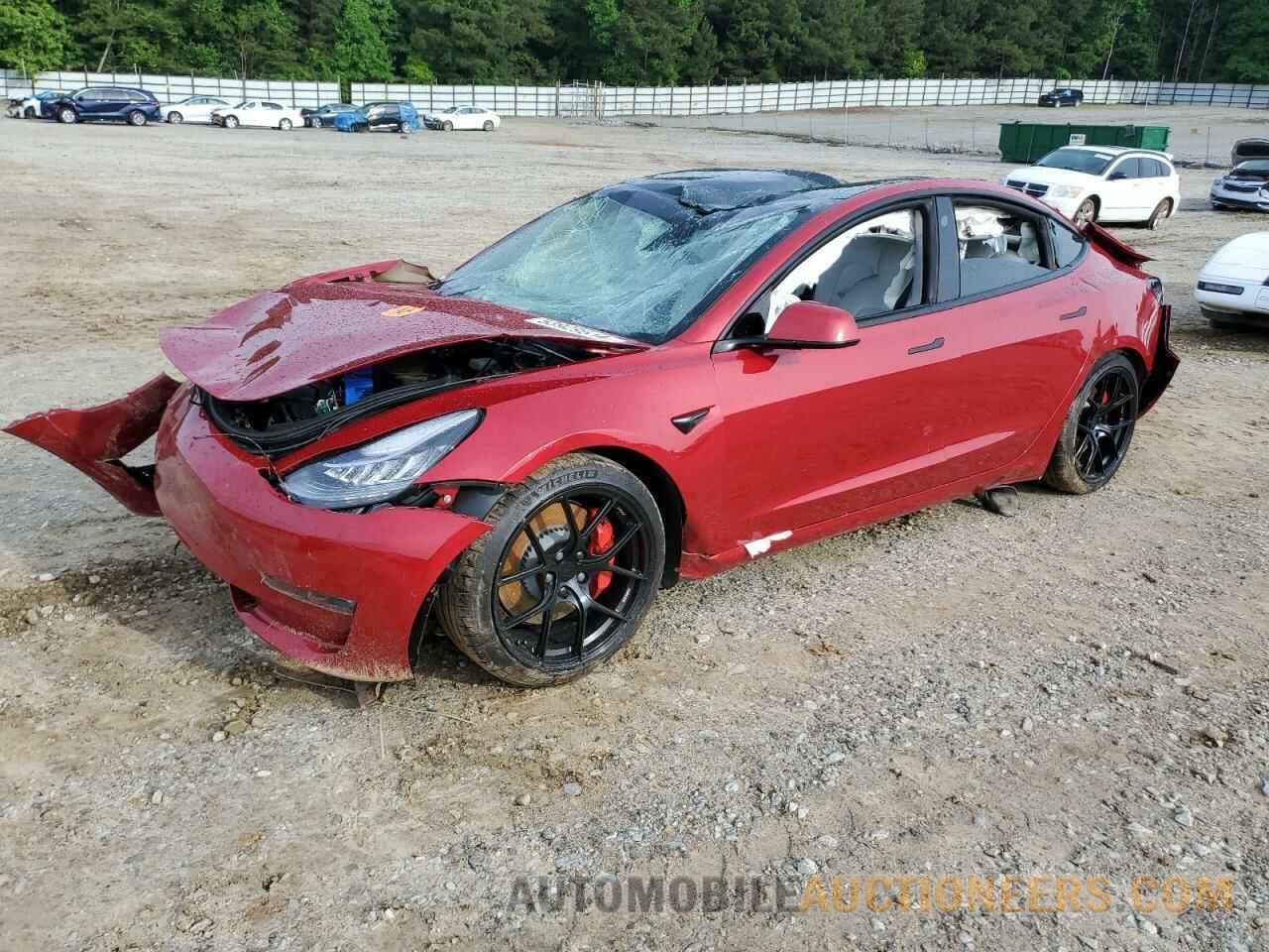 5YJ3E1EC8MF850697 TESLA MODEL 3 2021