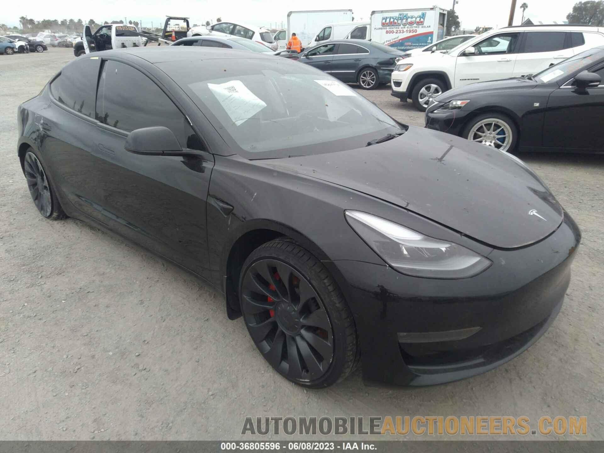 5YJ3E1EC8NF135212 TESLA MODEL 3 2022