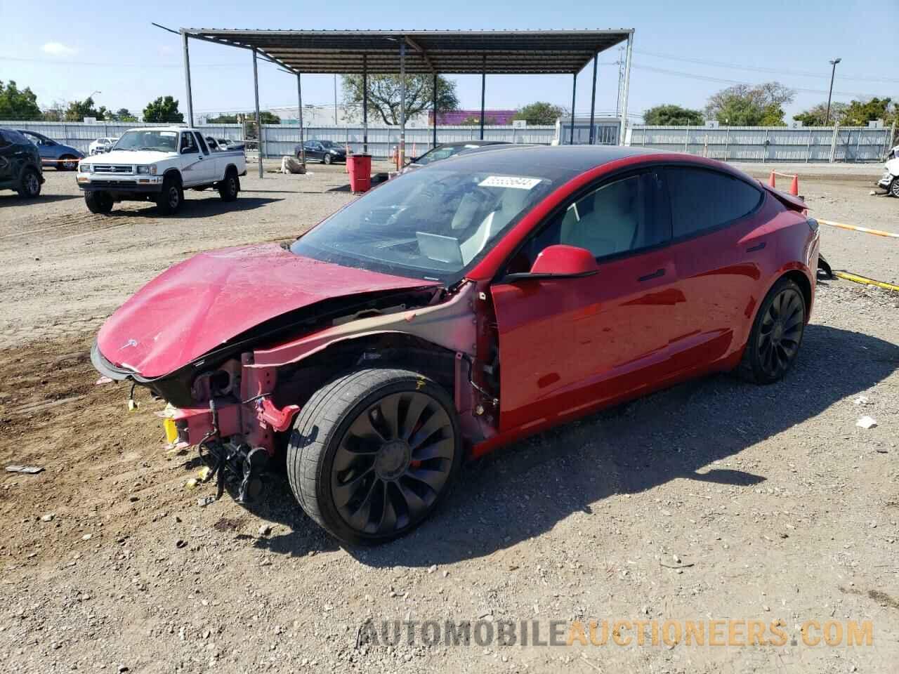 5YJ3E1EC8NF174818 TESLA MODEL 3 2022