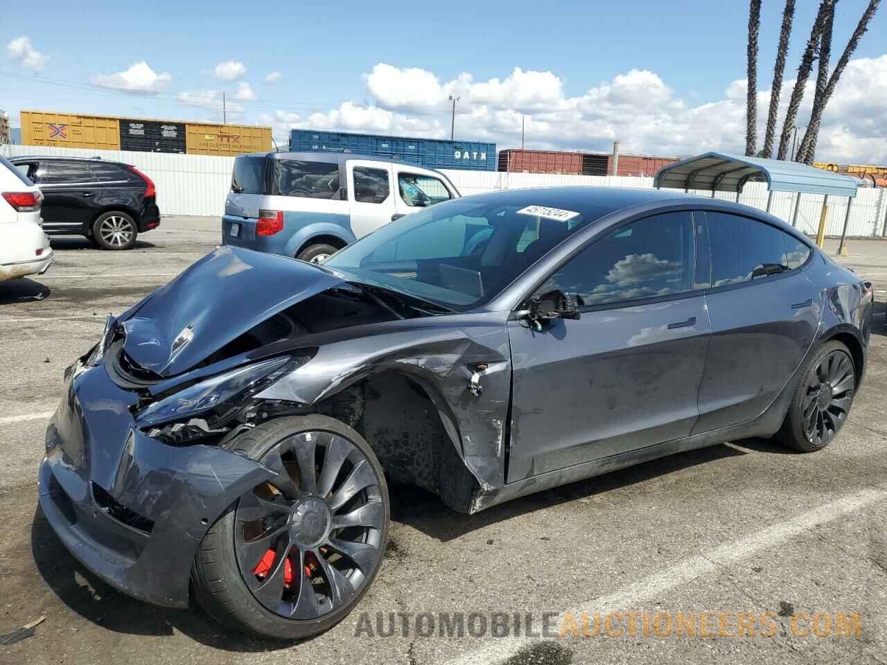 5YJ3E1EC8NF180313 TESLA MODEL 3 2022