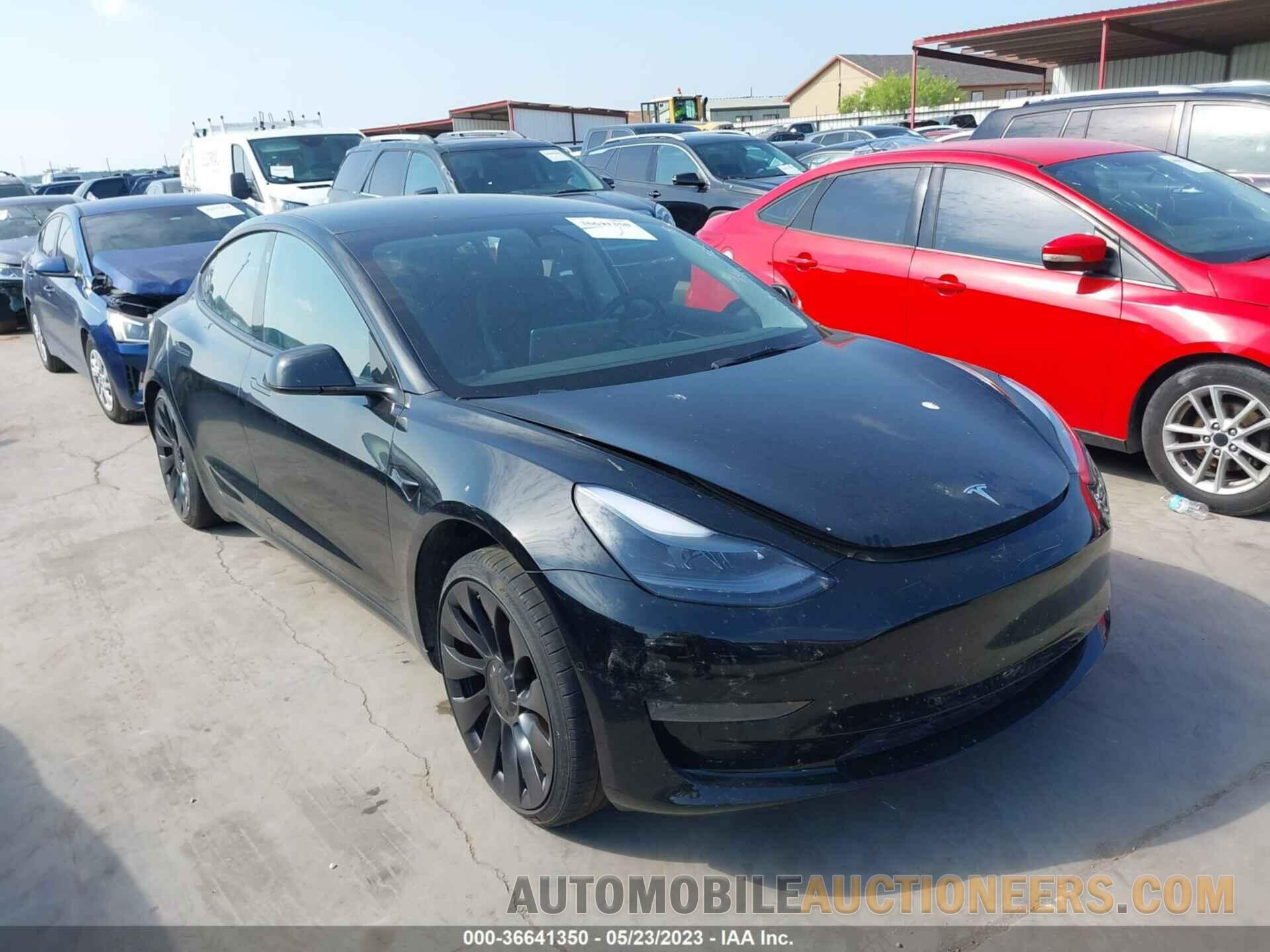 5YJ3E1EC8NF265331 TESLA MODEL 3 2022