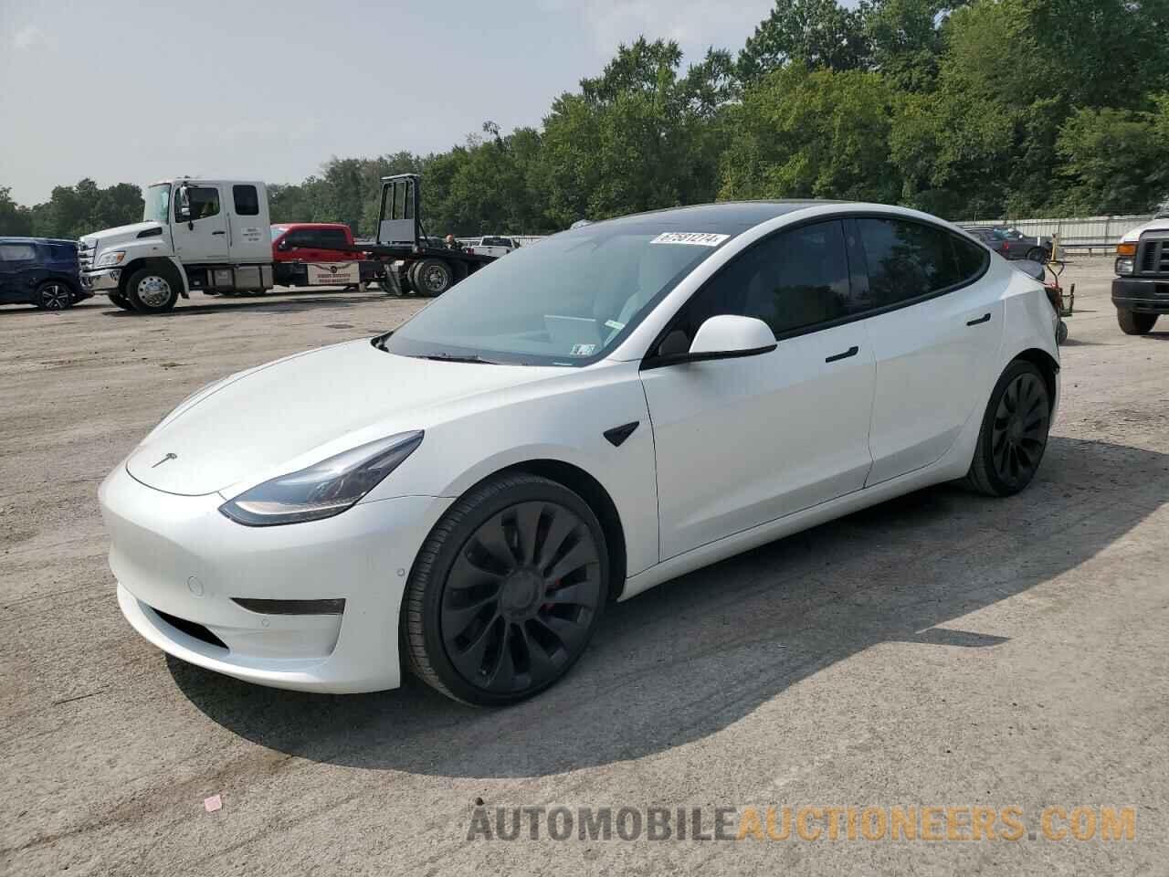 5YJ3E1EC8NF269850 TESLA MODEL 3 2022