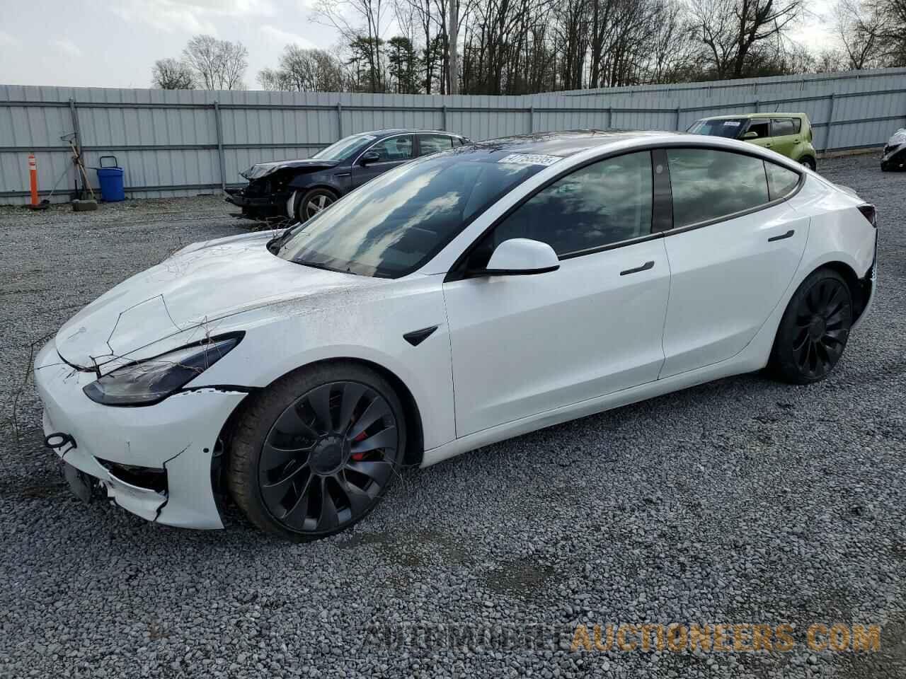 5YJ3E1EC8NF274210 TESLA MODEL 3 2022