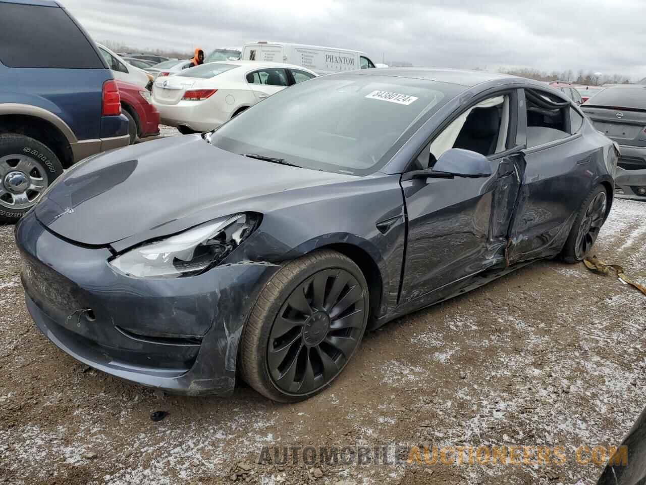 5YJ3E1EC8NF337354 TESLA MODEL 3 2022