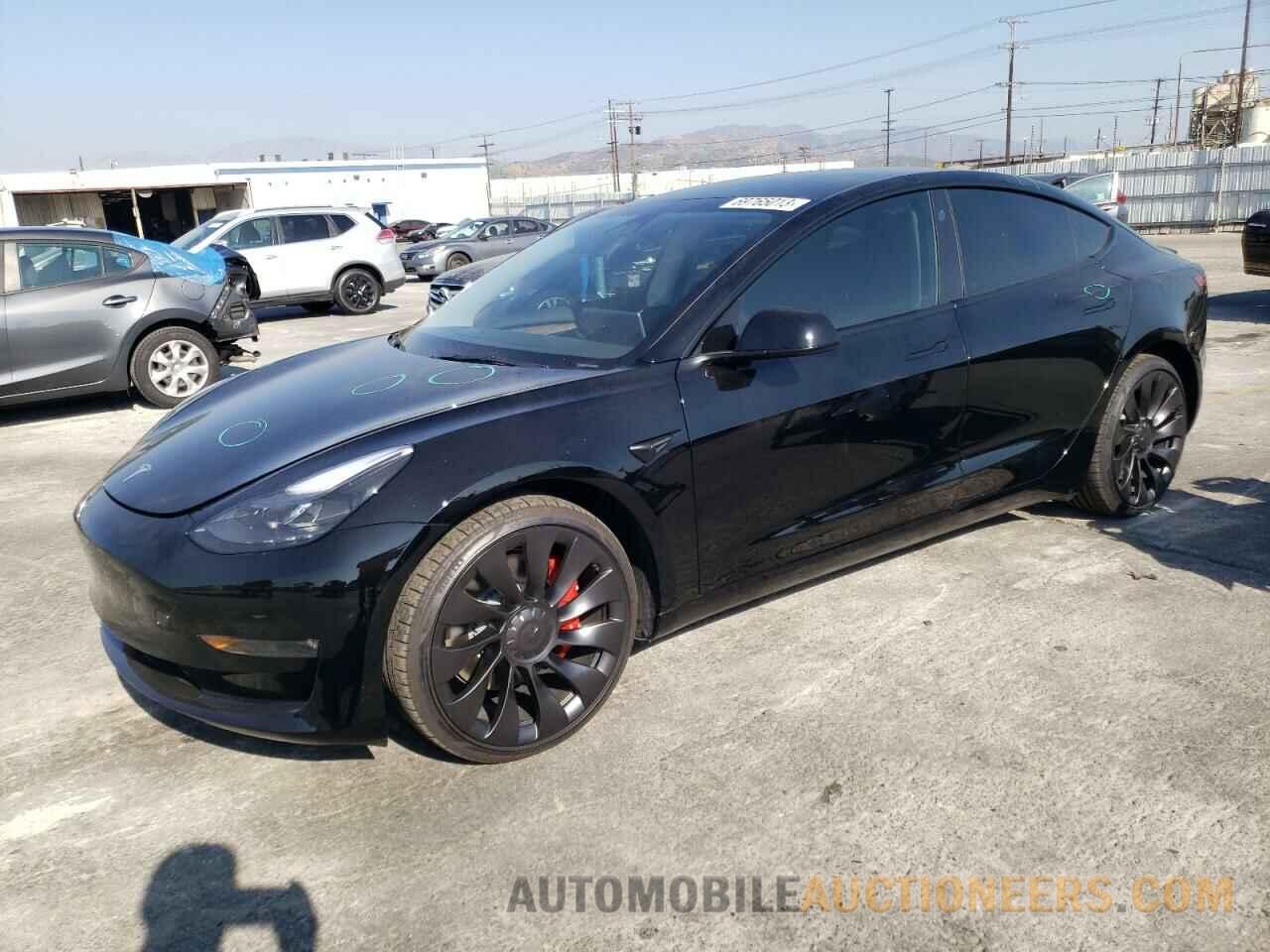 5YJ3E1EC8PF384743 TESLA MODEL 3 2023