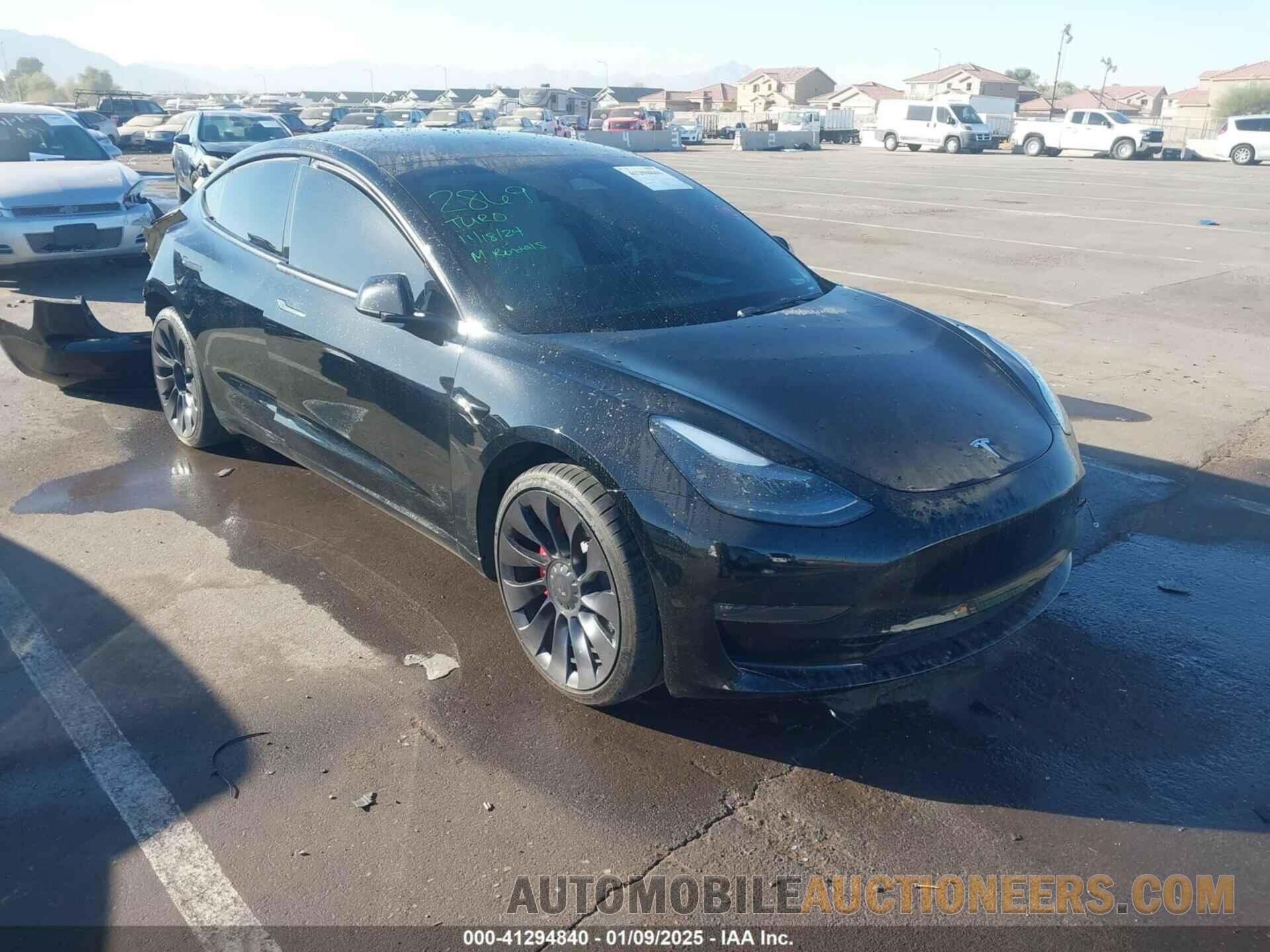 5YJ3E1EC8PF684573 TESLA MODEL 3 2023