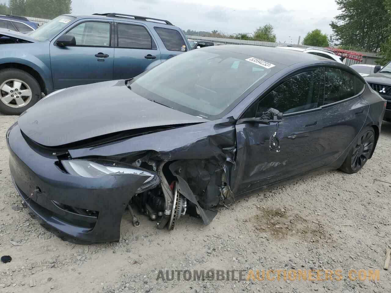 5YJ3E1EC9MF070854 TESLA MODEL 3 2021