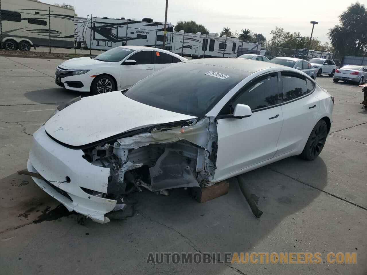 5YJ3E1EC9MF875348 TESLA MODEL 3 2021