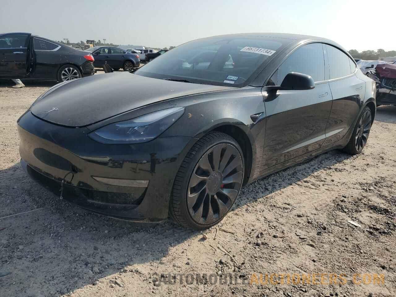 5YJ3E1EC9NF170583 TESLA MODEL 3 2022