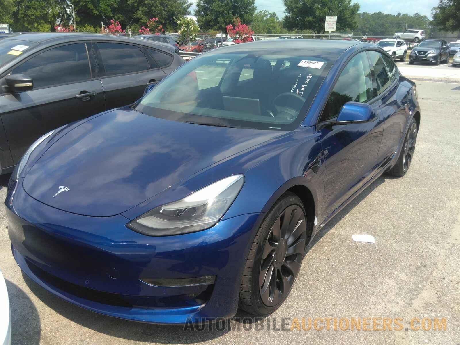 5YJ3E1EC9NF229633 Tesla Model 3 2022