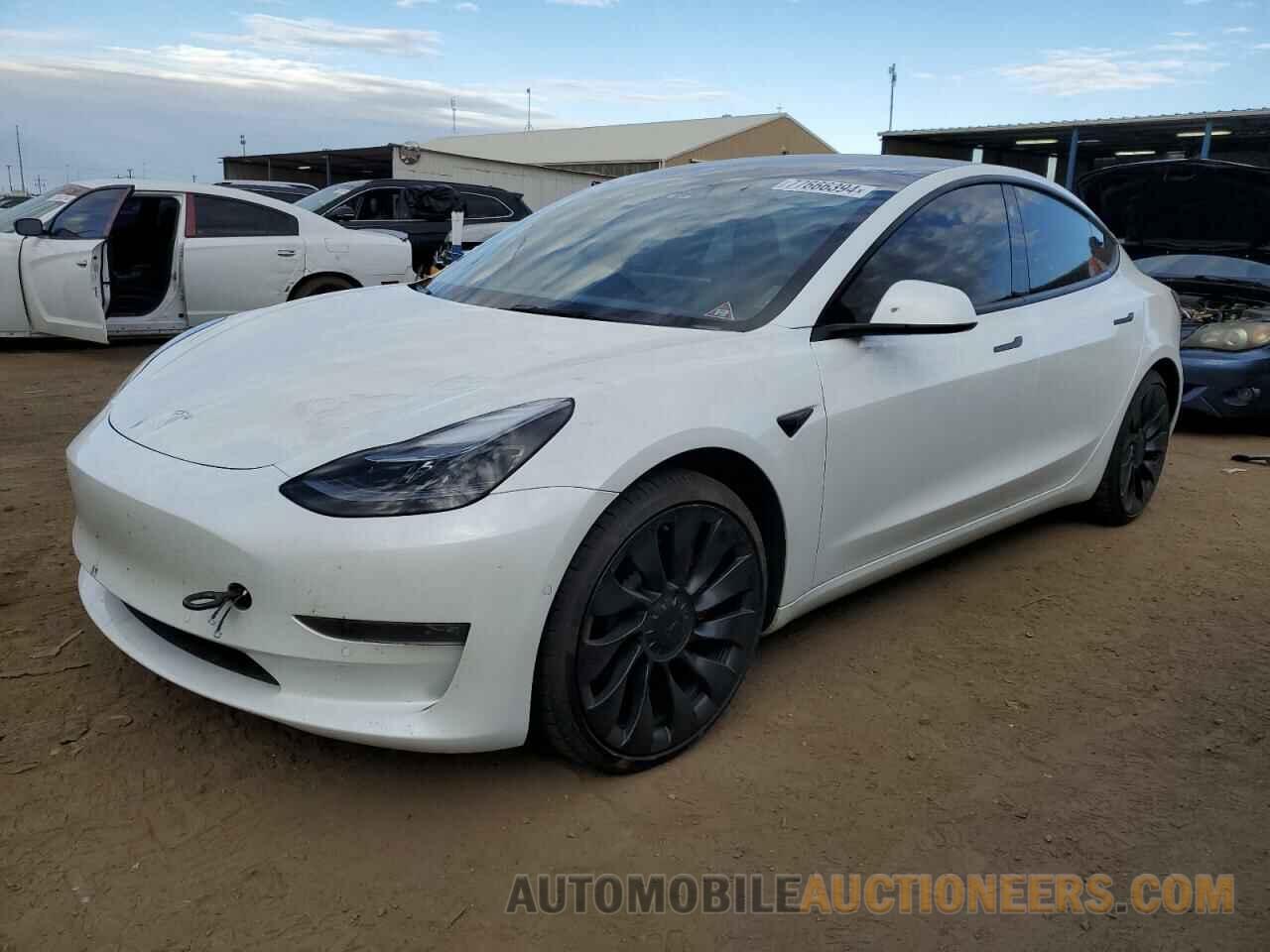 5YJ3E1EC9NF255293 TESLA MODEL 3 2022