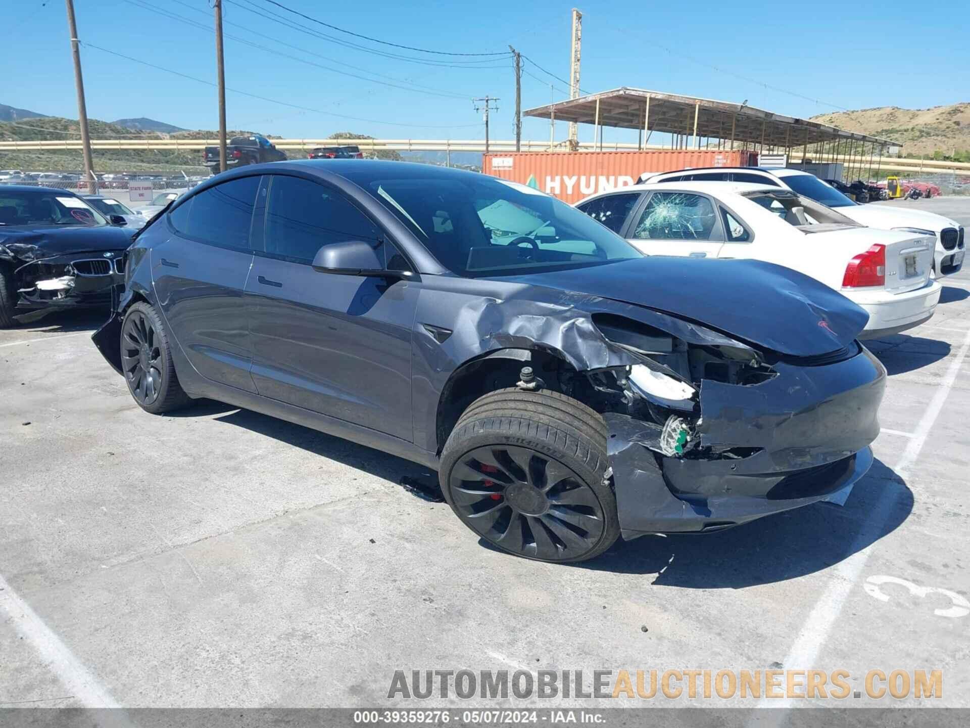 5YJ3E1EC9NF262471 TESLA MODEL 3 2022