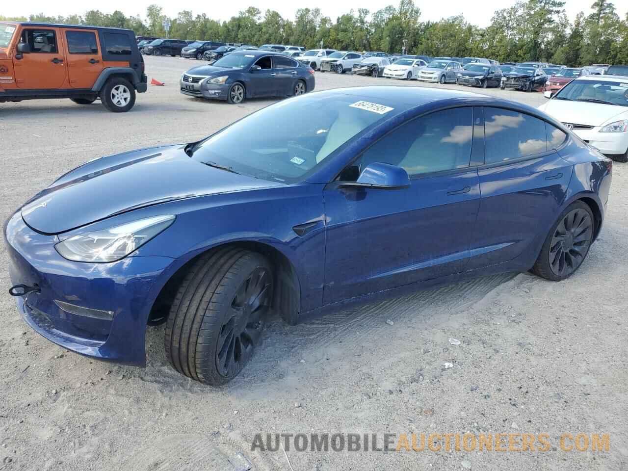 5YJ3E1EC9NF264270 TESLA MODEL 3 2022