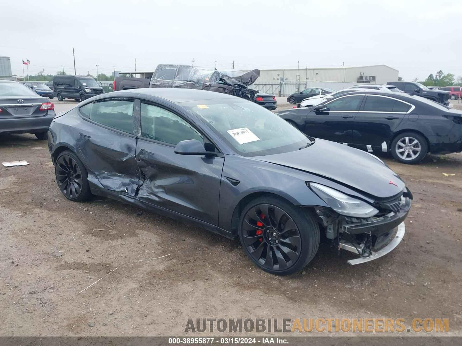 5YJ3E1EC9NF293445 TESLA MODEL 3 2022