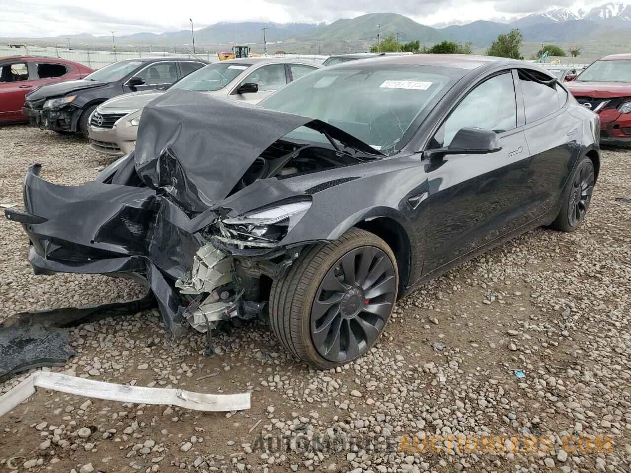 5YJ3E1EC9NF295423 TESLA MODEL 3 2022