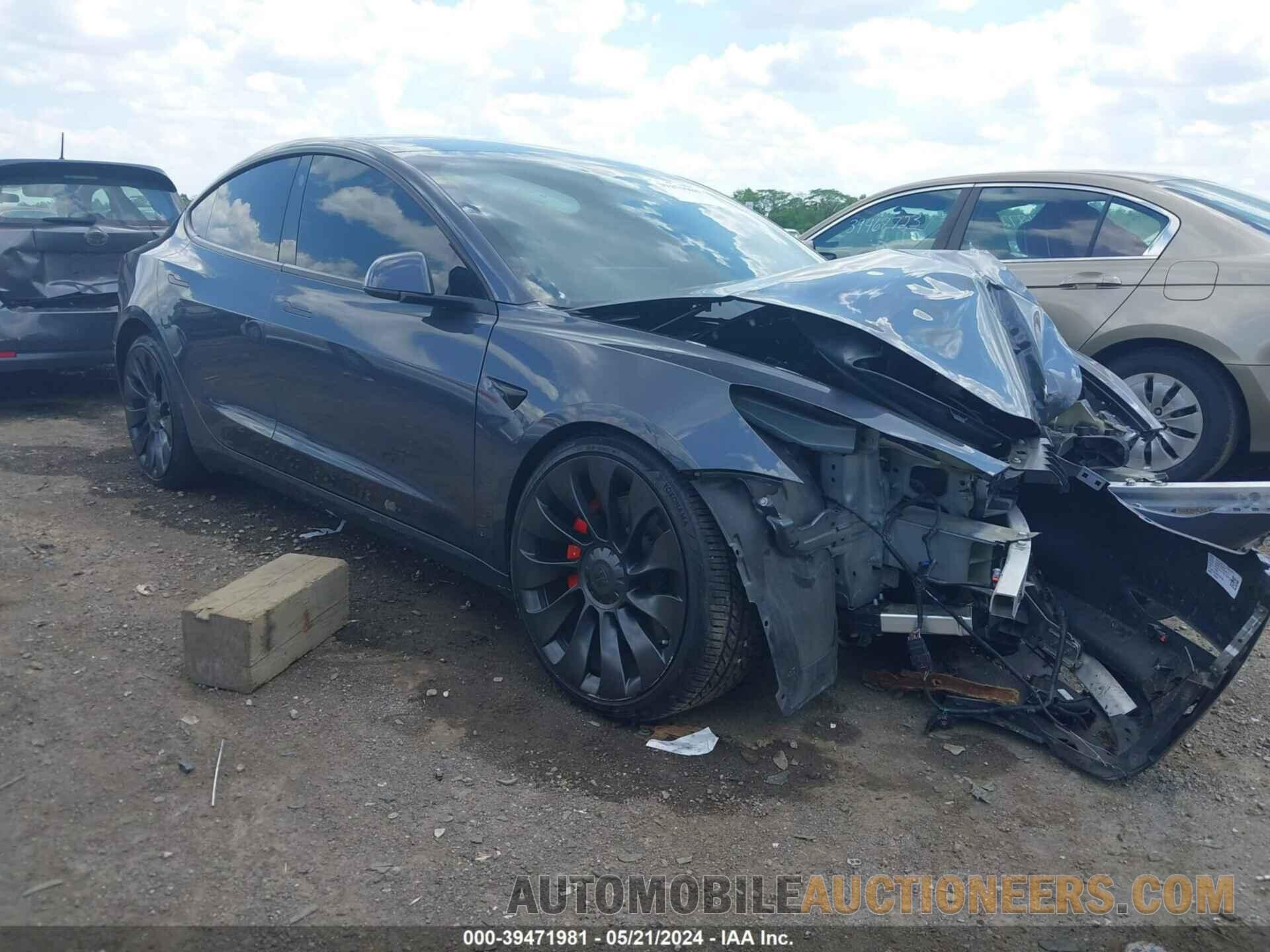 5YJ3E1EC9NF314763 TESLA MODEL 3 2022