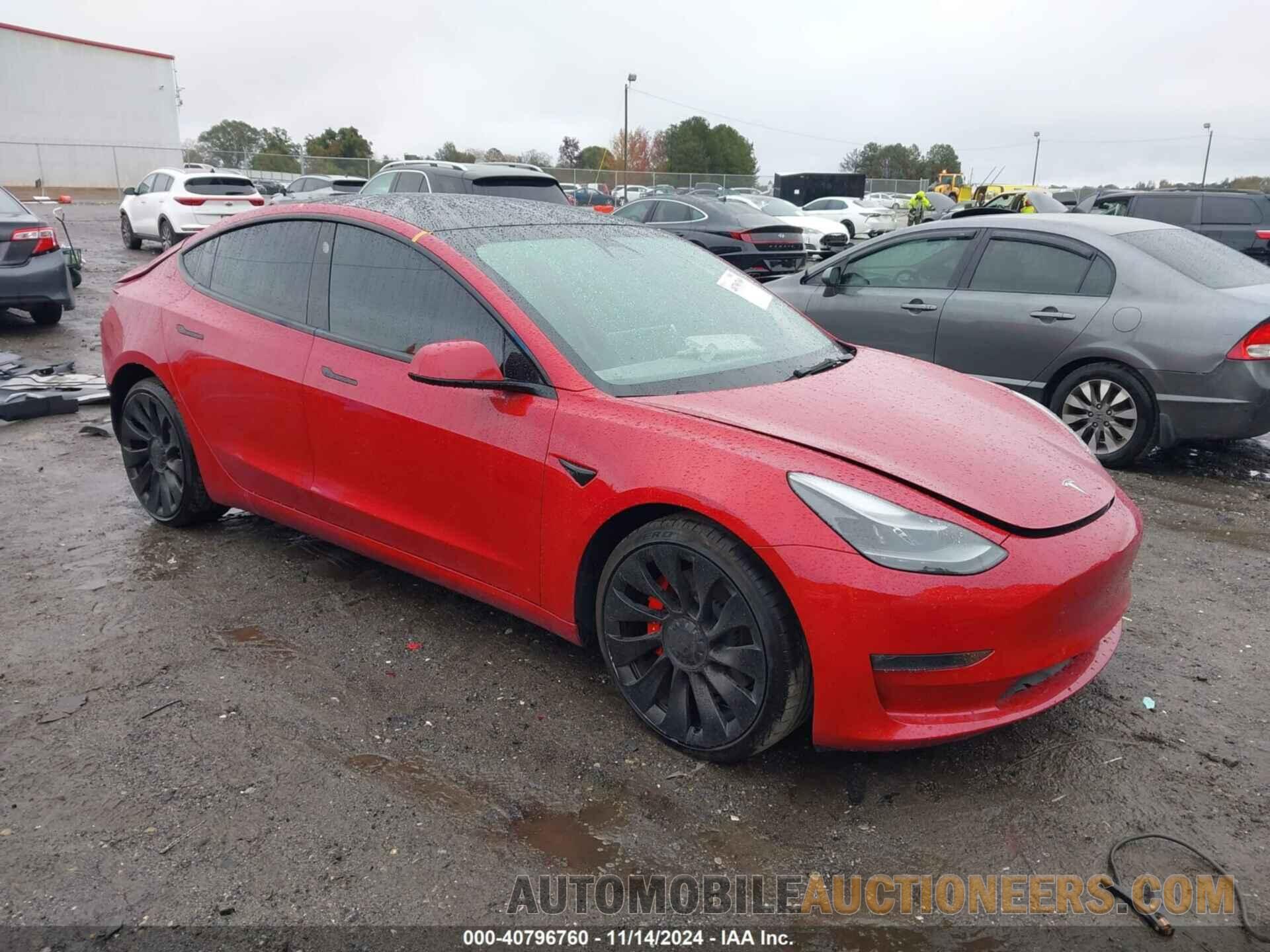 5YJ3E1EC9NF316979 TESLA MODEL 3 2022