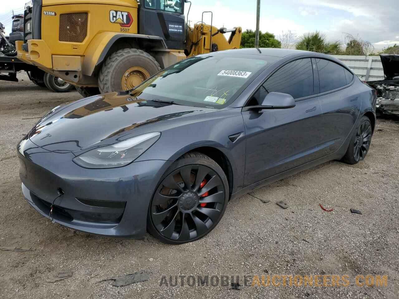 5YJ3E1EC9NF318053 TESLA MODEL 3 2022