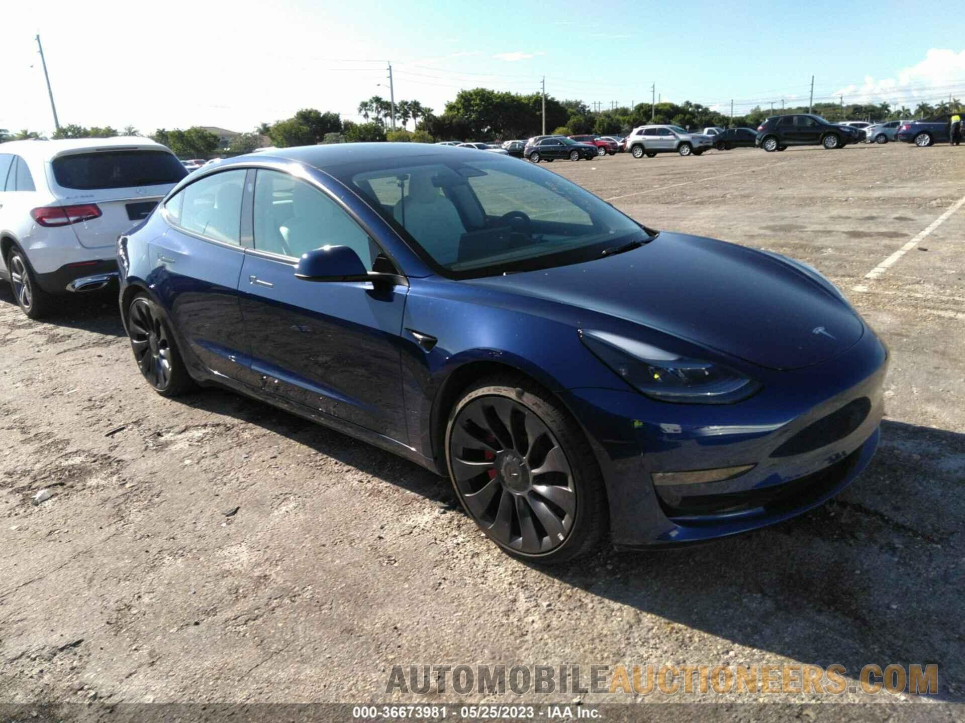 5YJ3E1EC9NF348802 TESLA MODEL 3 2022